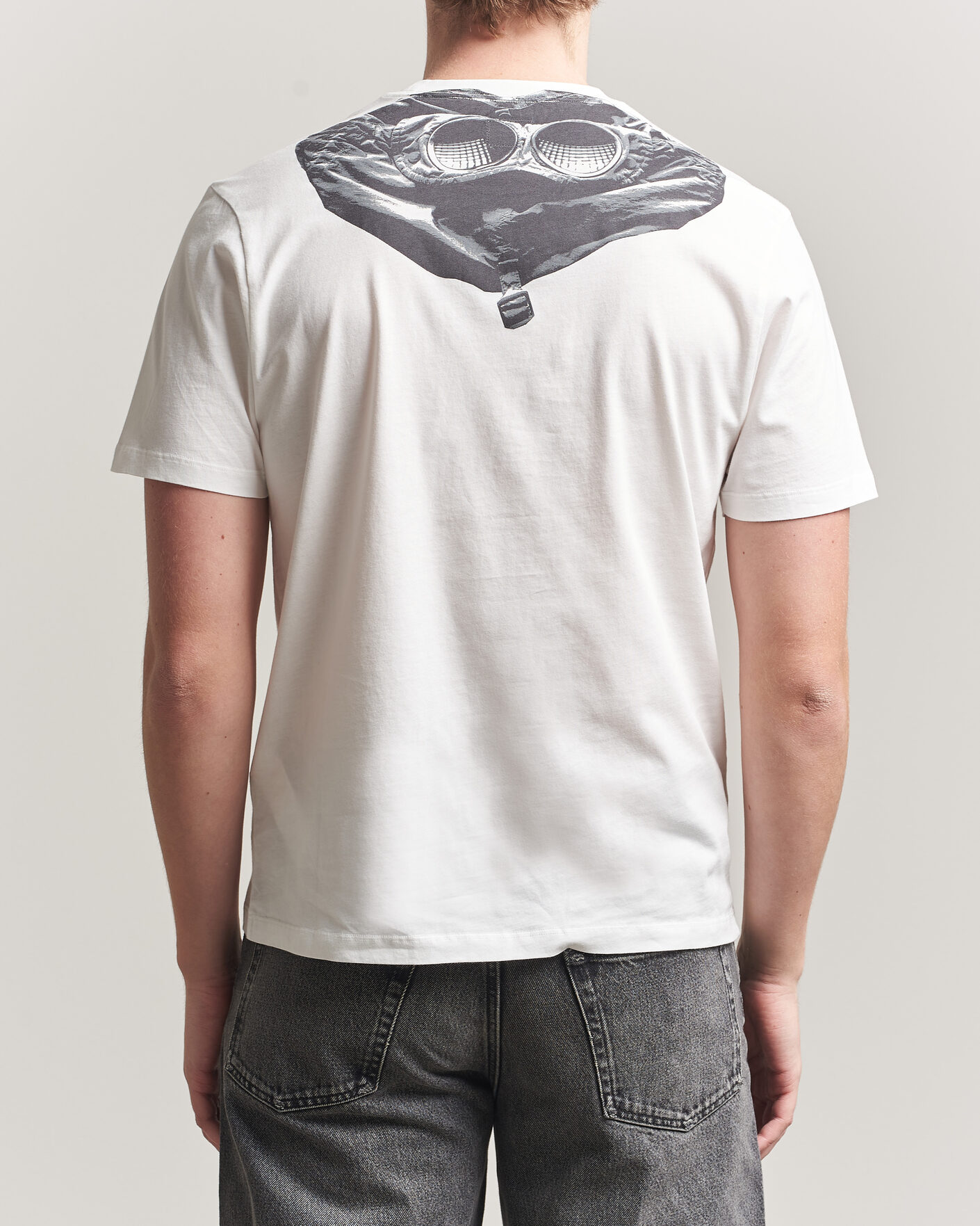 Hombres | Camisetas | C.P. Company | Short Sleeve Back Print T-Shirt White