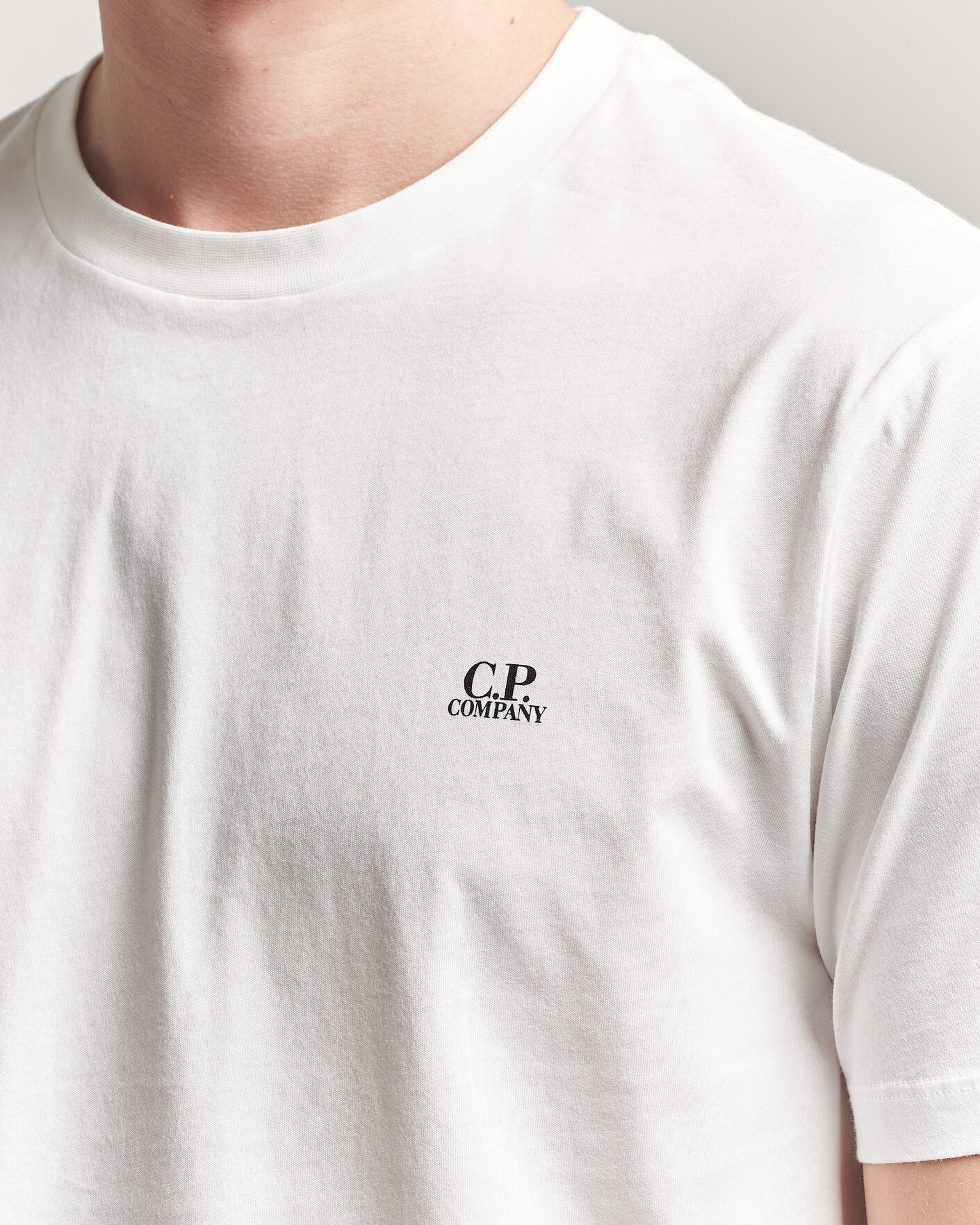 Hombres | Camisetas | C.P. Company | Short Sleeve Back Print T-Shirt White