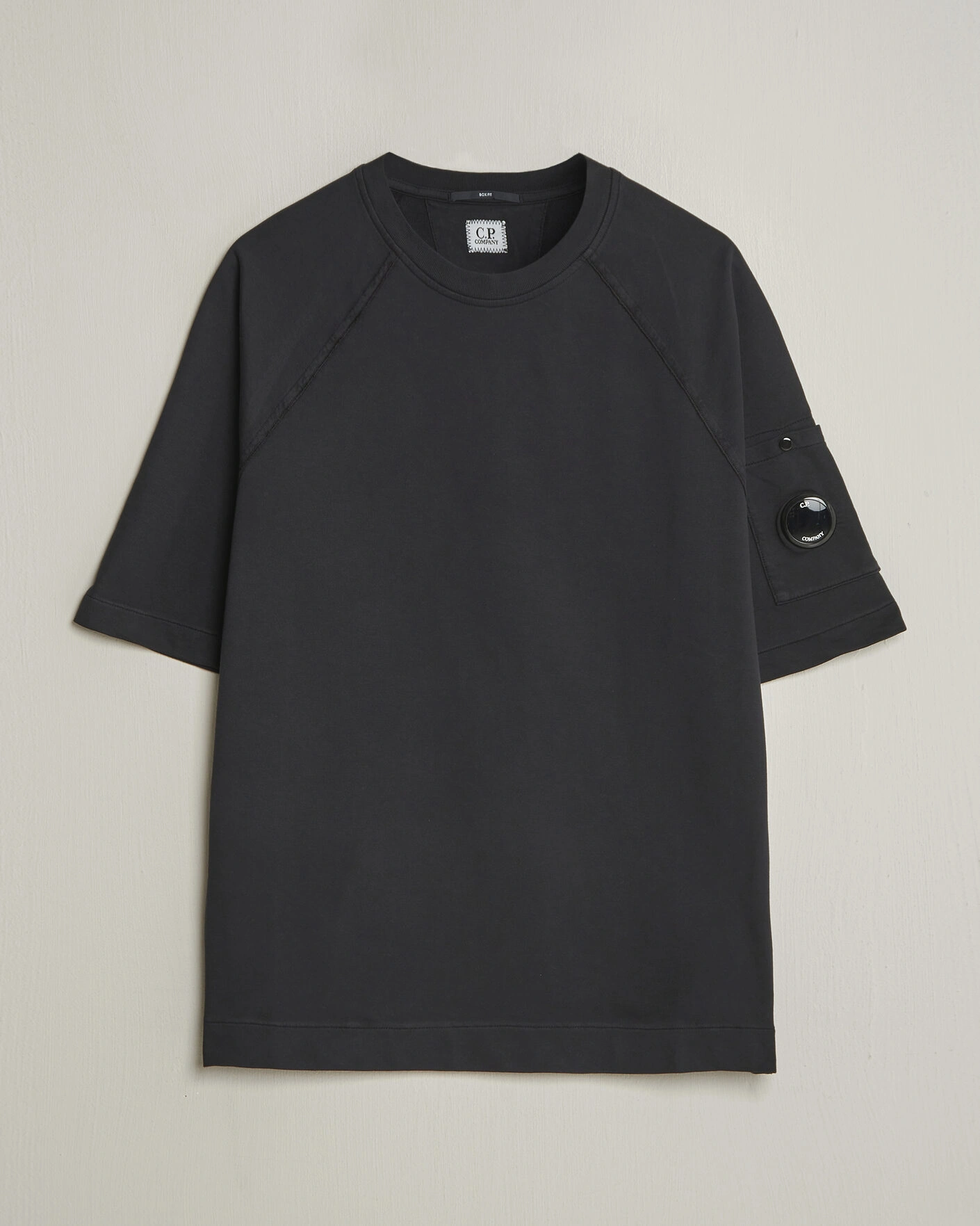 Hombres | Camisetas | C.P. Company | Heavy Weight Lens T-Shirt Black