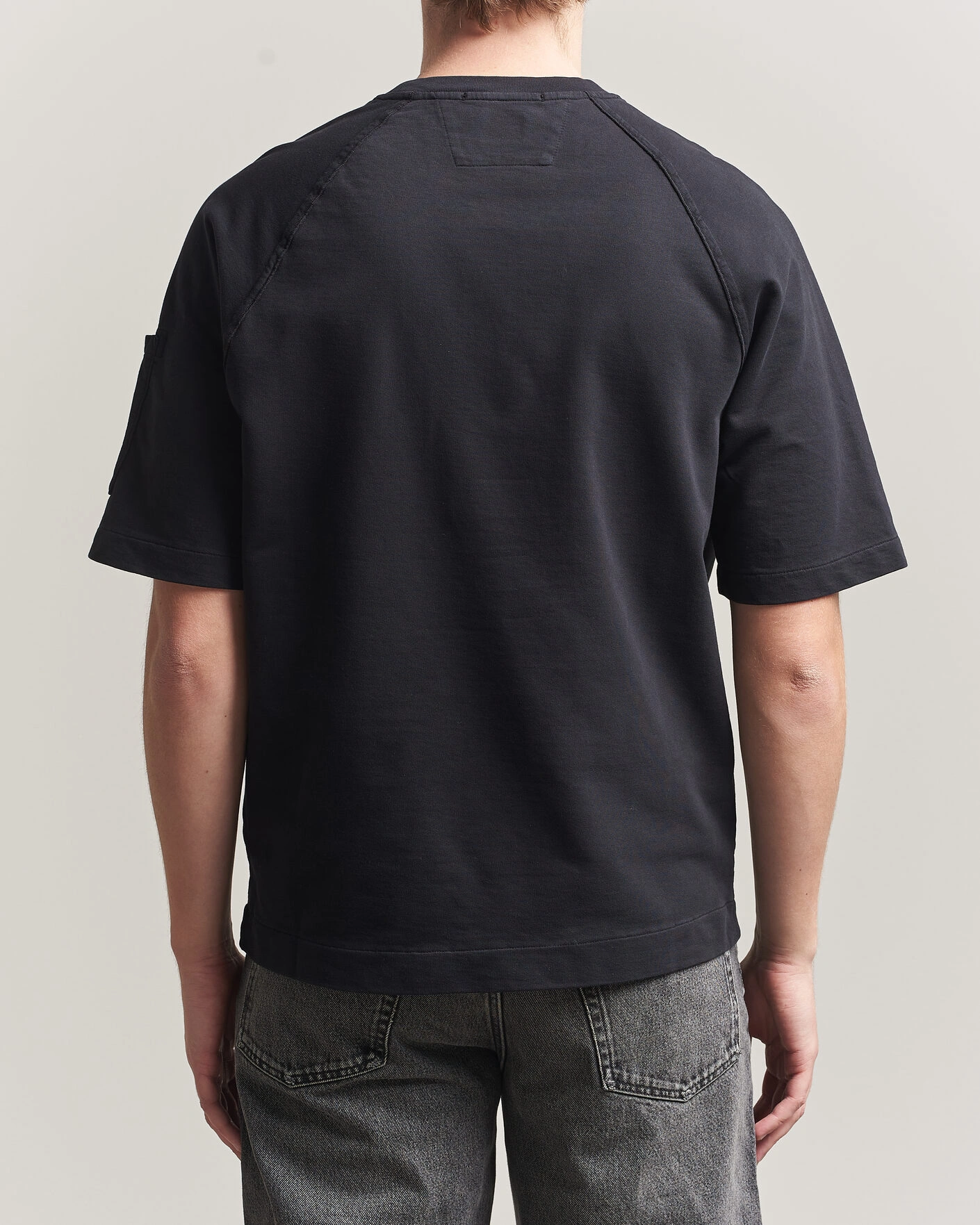 Hombres | Camisetas | C.P. Company | Heavy Weight Lens T-Shirt Black