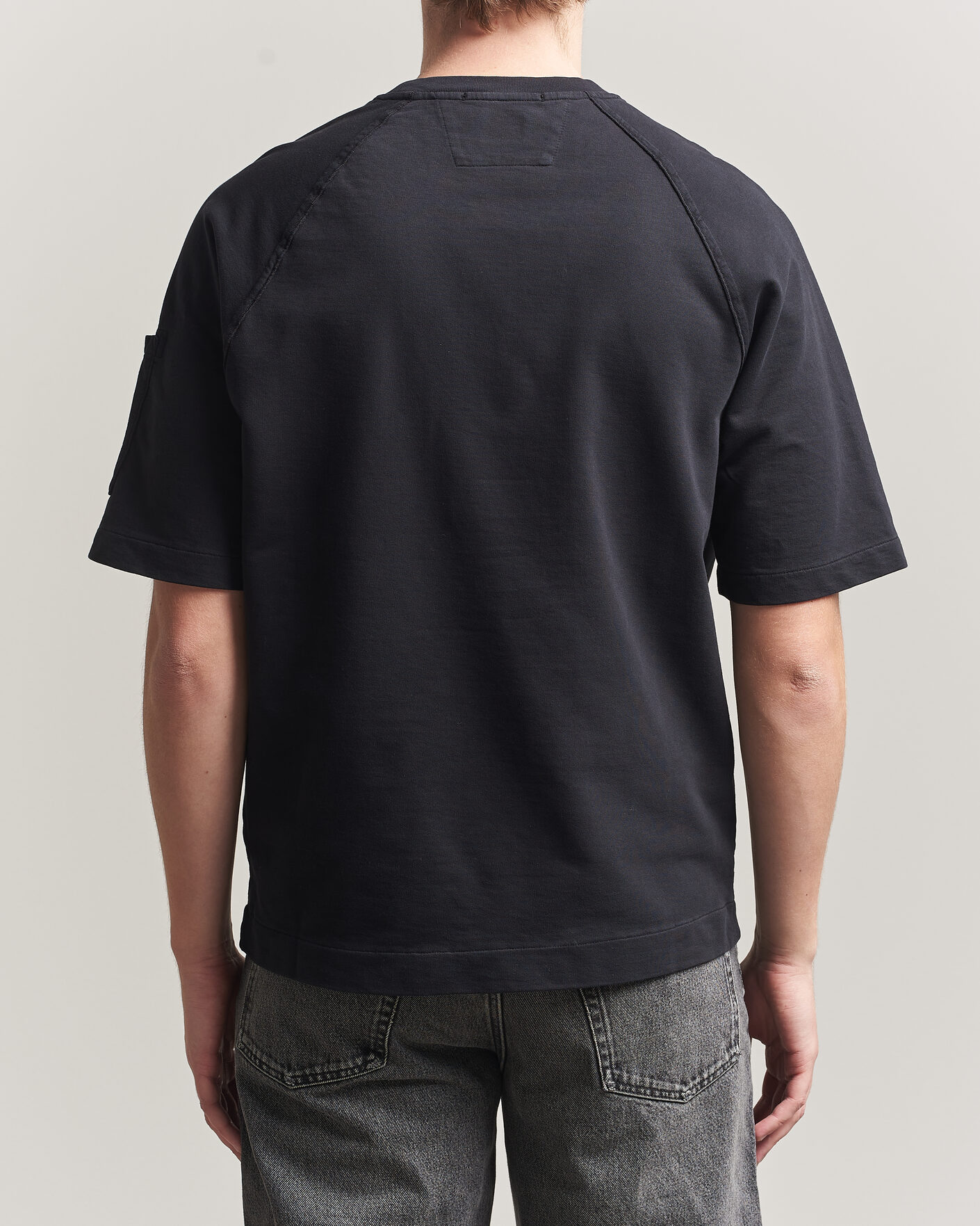 Hombres | Camisetas | C.P. Company | Heavy Weight Lens T-Shirt Black