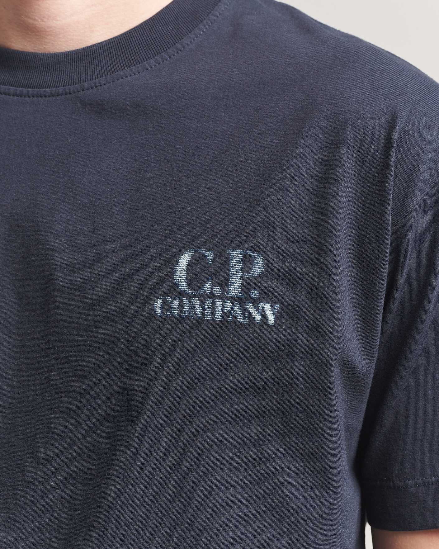 Hombres | Camisetas | C.P. Company | Short Sleeve Back Print T-Shirt Navy