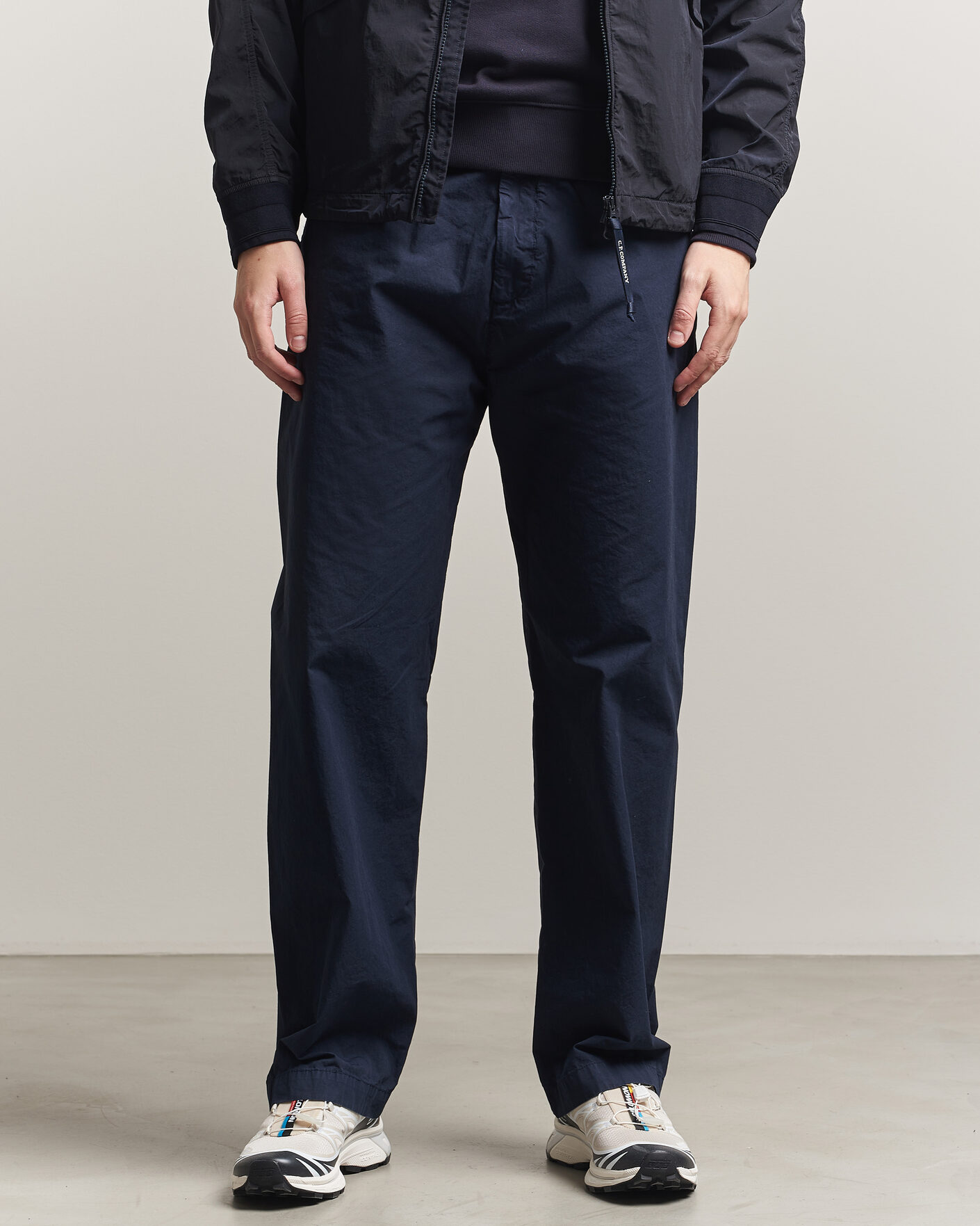 Hombres | Pantalones | C.P. Company | Micro Reps Drawstring Pants Navy