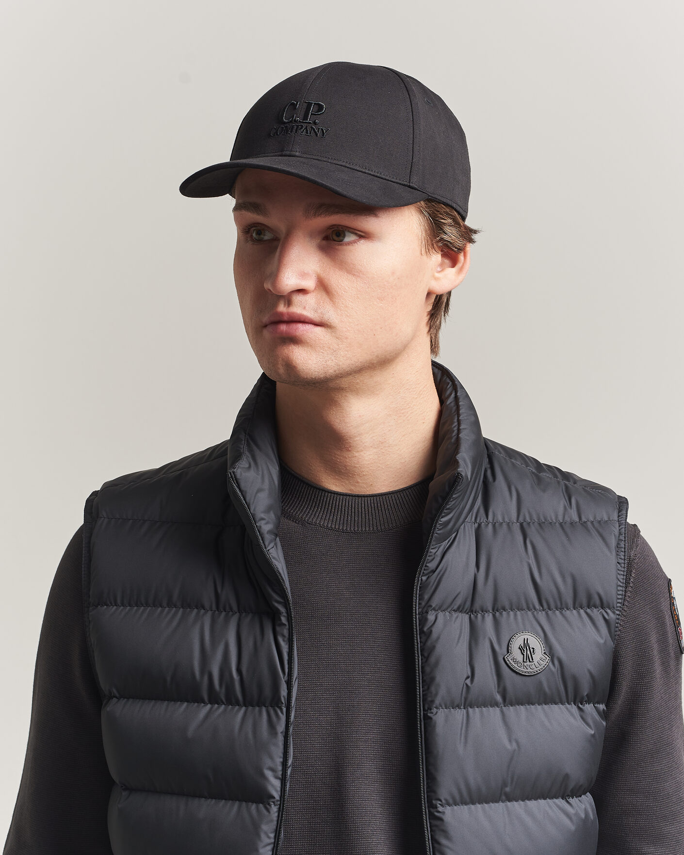 Hombres | Sombreros y gorras | C.P. Company | Cotton Gabardine Cap Black