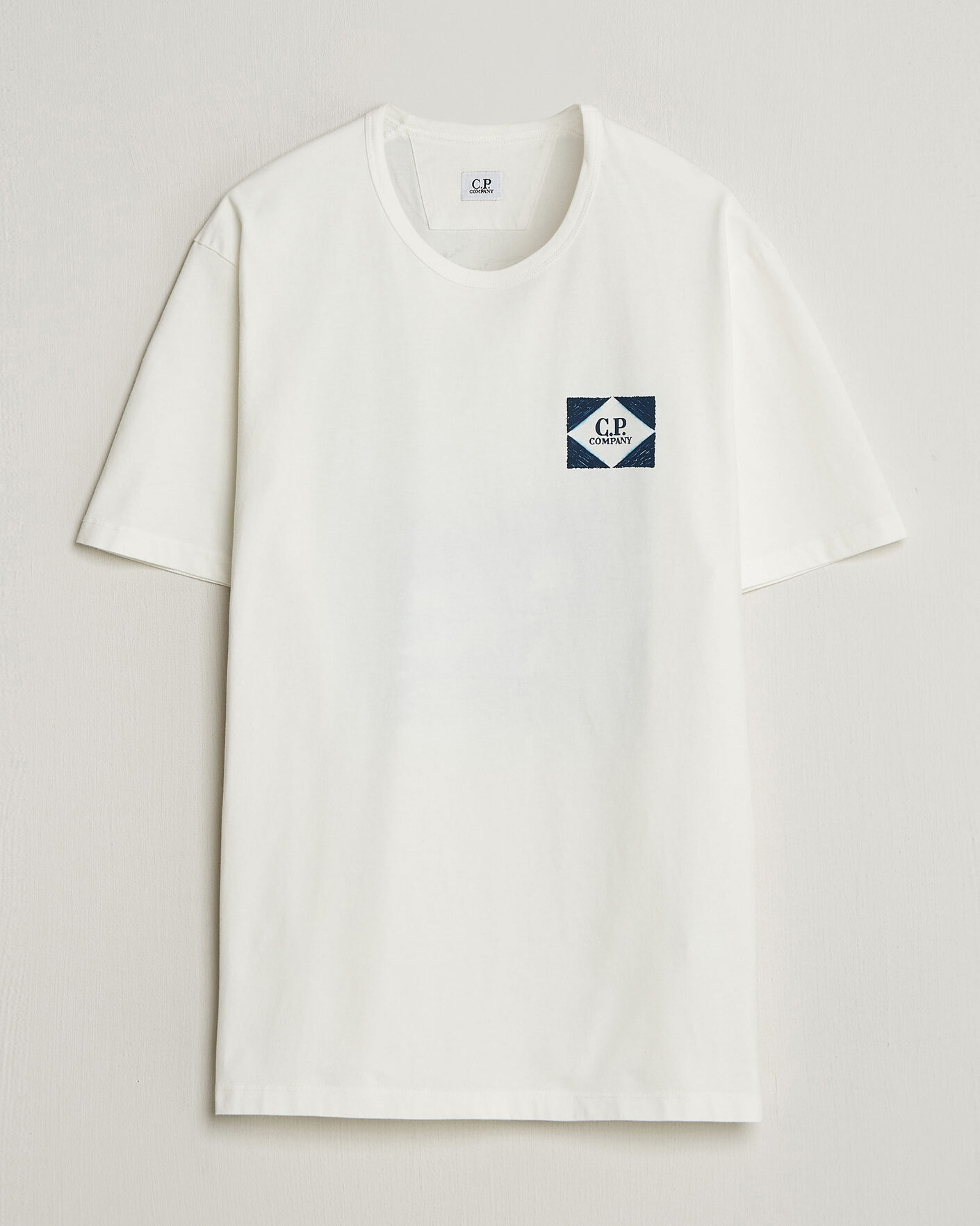 Hombres | Camisetas | C.P. Company | Cotton Jersey Back Print T-Shirt White