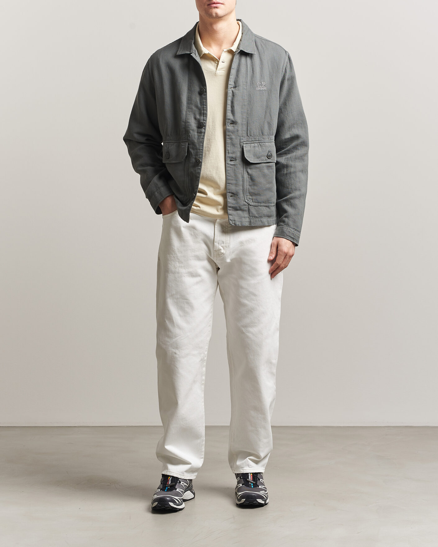 Hombres | Pantalones | C.P. Company | Bull Denim 10oz Jeans White