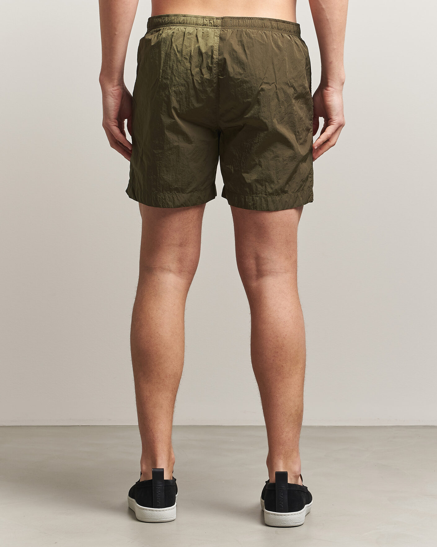 Hombres | Bañadores | C.P. Company | Eco Chrome Logo Swimshorts Olive