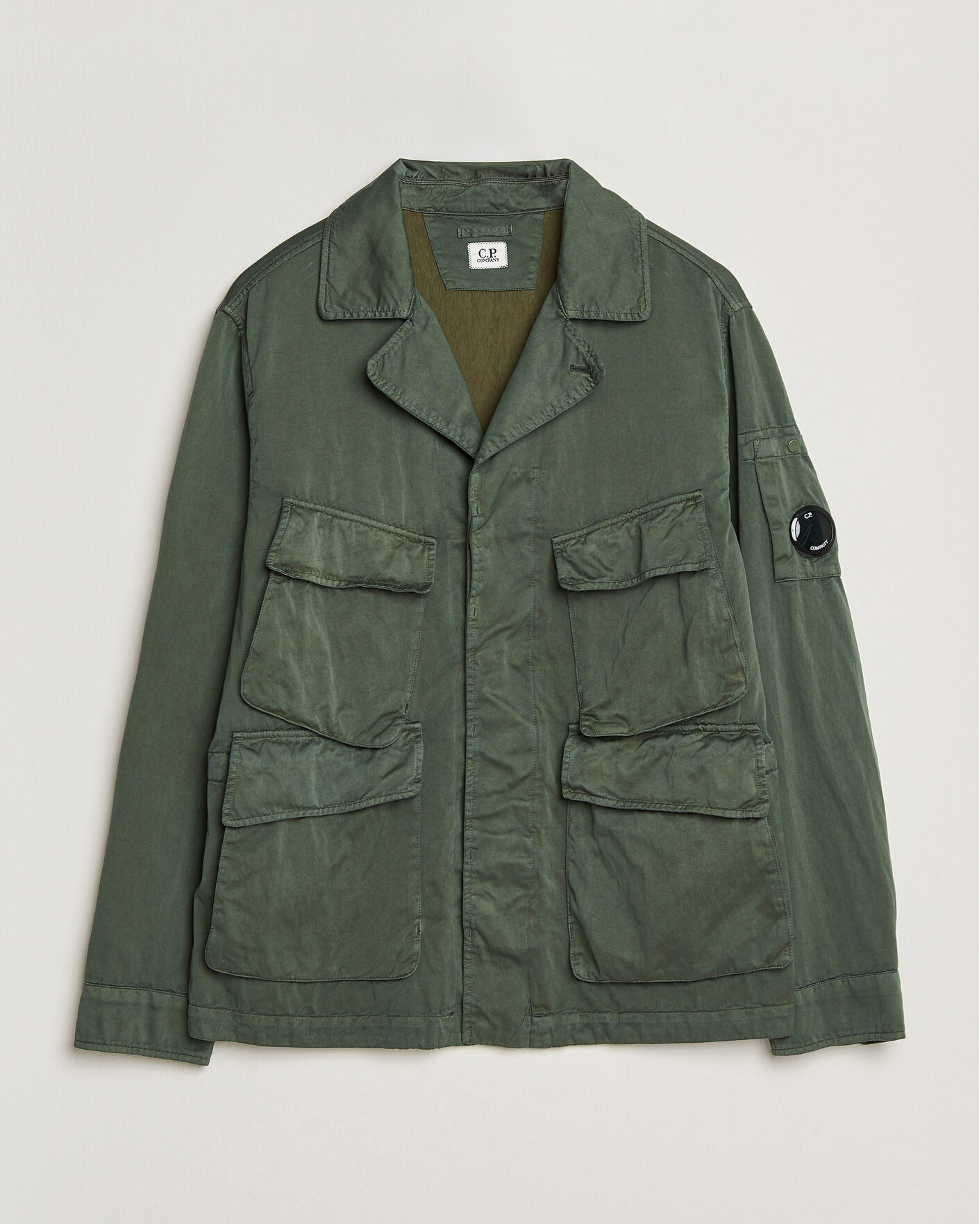 Hombres | Abrigos y chaquetas | C.P. Company | Raso Cinque Cotton Nylon Jungle Jacket Dark Green