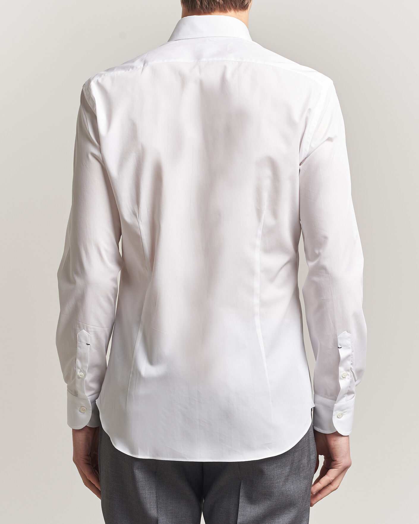 Hombres | Camisas | Mazzarelli | Soft Cotton Button Down Shirt White