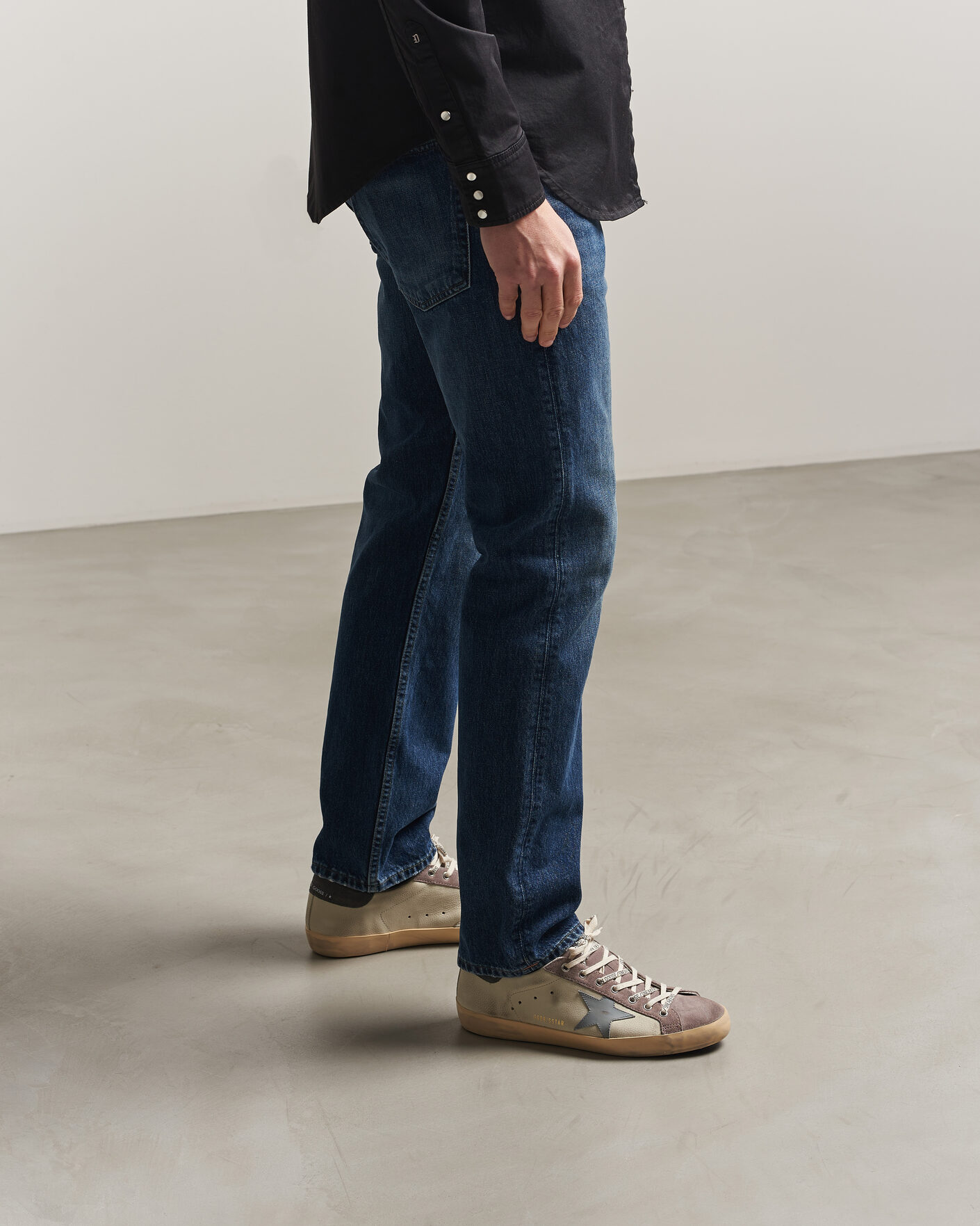 Hombres | Golden Goose Super-Star Sneakers Liliac Grey | Golden Goose | Super-Star Sneakers Liliac Grey