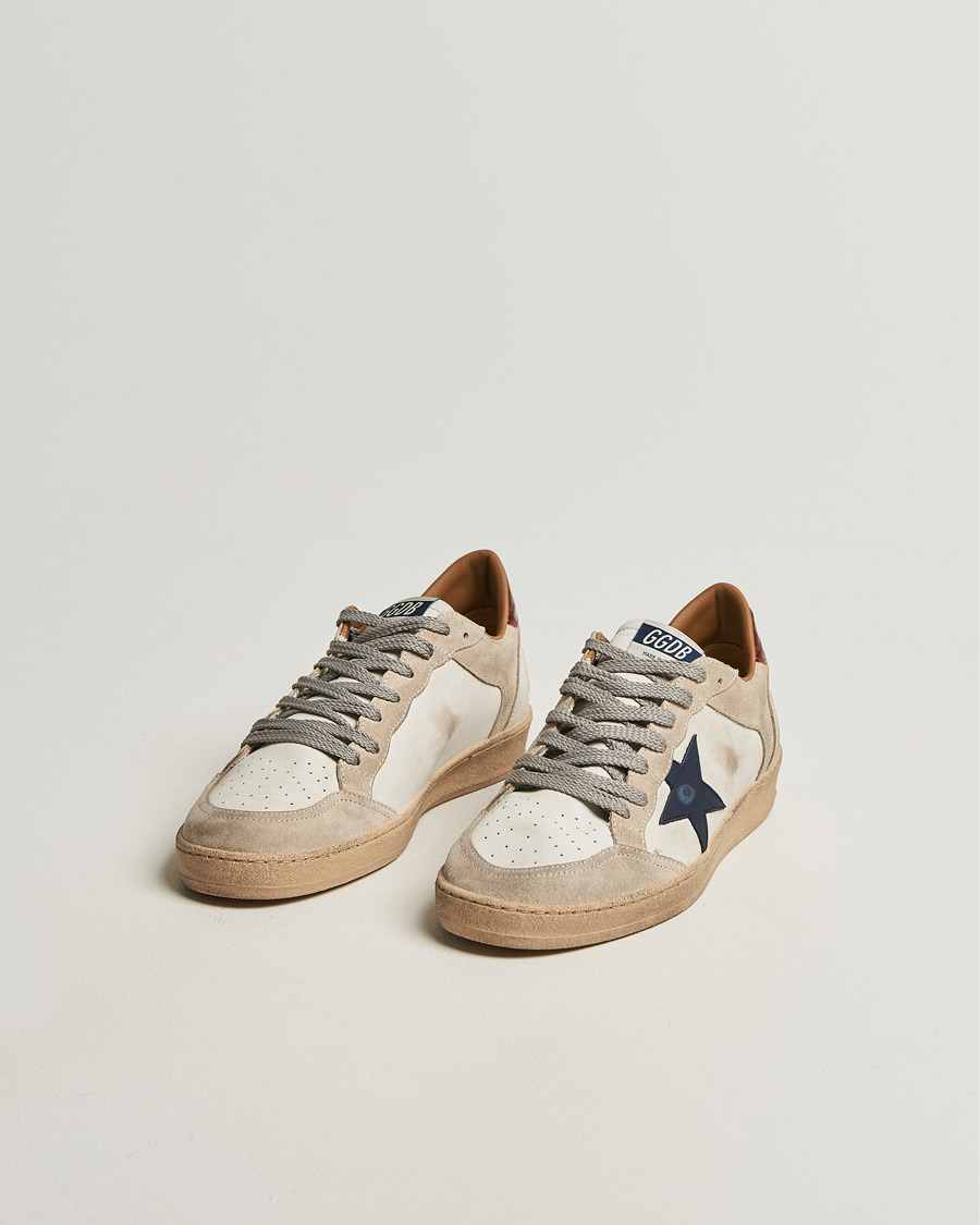 Hombres | Zapatillas | Golden Goose | Ball Star Sneakers White/Beige
