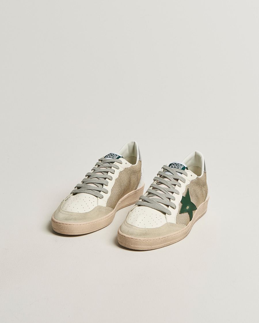 Hombres | Zapatillas | Golden Goose | Ball Star Sneakers White/Green