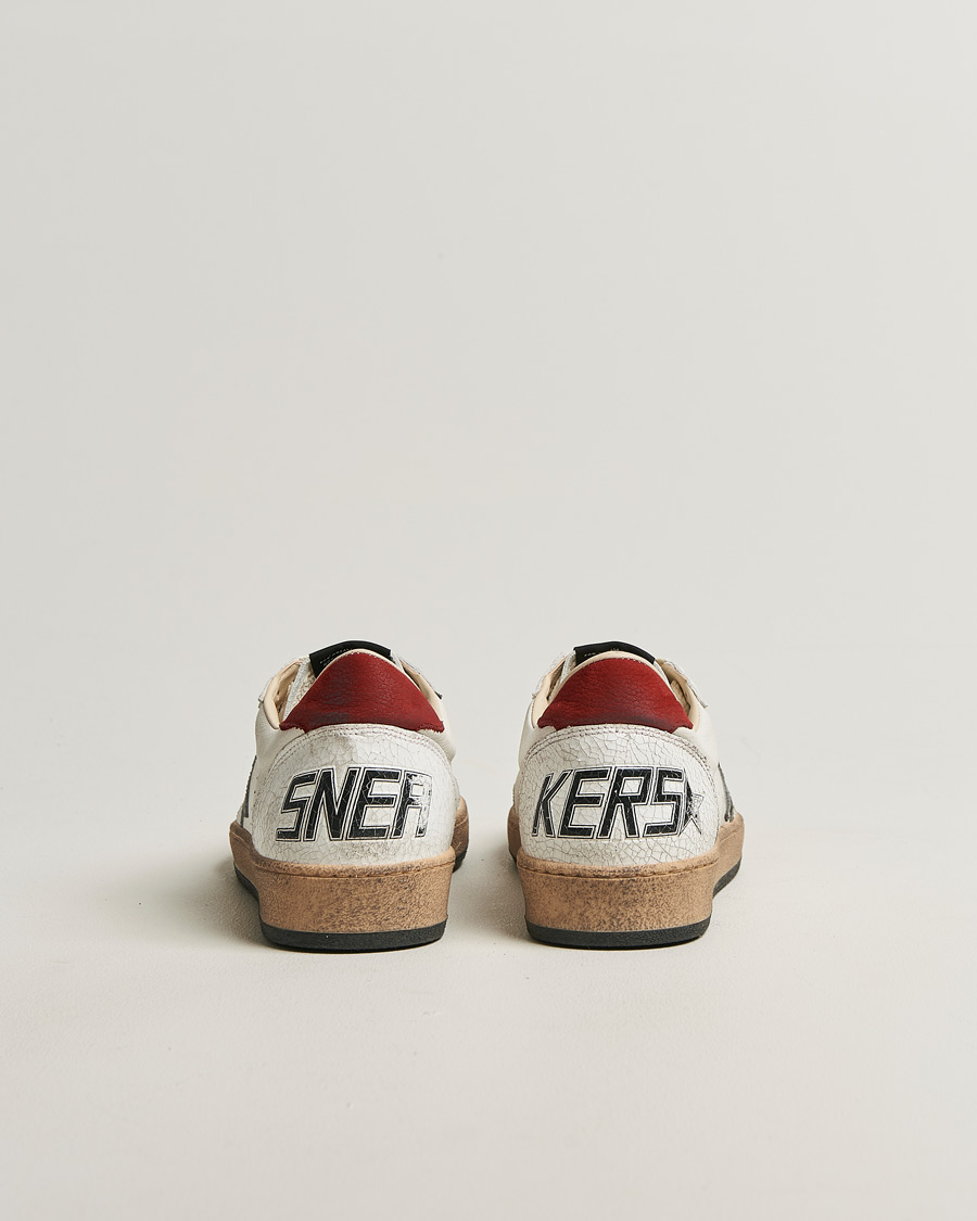 Hombres | Zapatillas | Golden Goose | Ball Star Sneakers White/Red