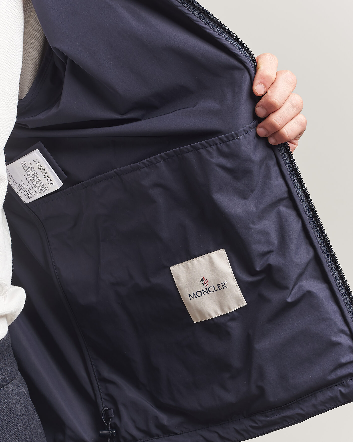 Hombres | Abrigos y chaquetas | Moncler | Sassiere Hooded Jacket Navy
