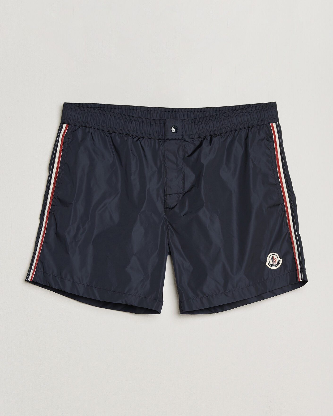 Hombres | Bañadores | Moncler | Contrast Band Swim Shorts Navy