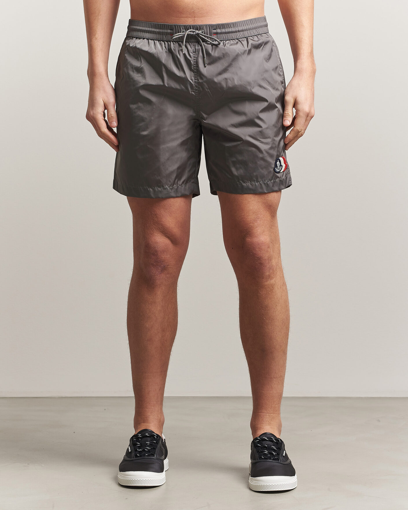 Hombres | Bañadores | Moncler | Tricolore Logo Swim Shorts Grey