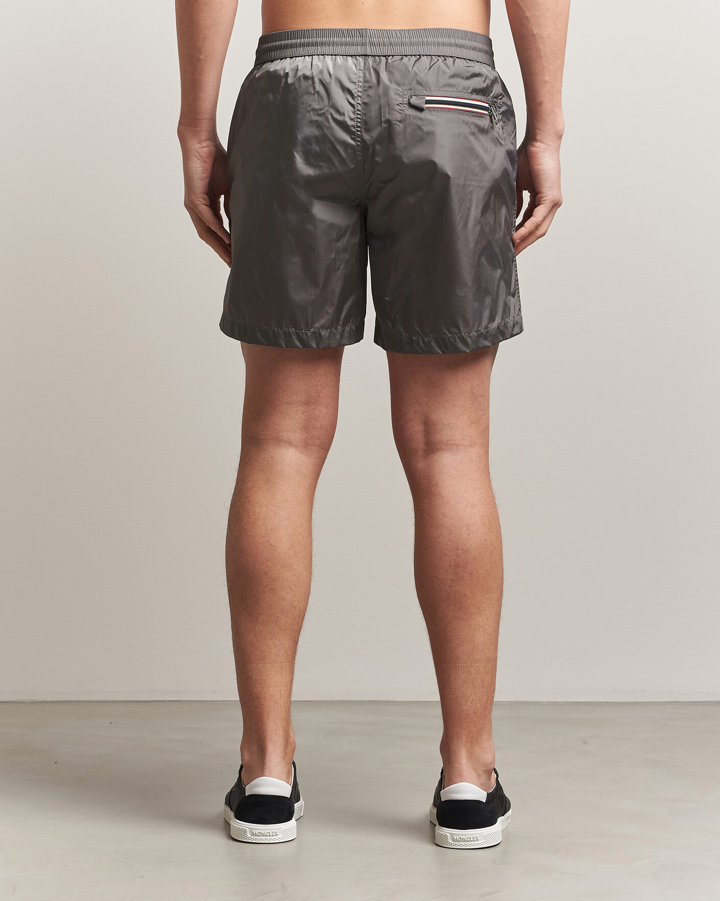 Hombres | Bañadores | Moncler | Tricolore Logo Swim Shorts Grey