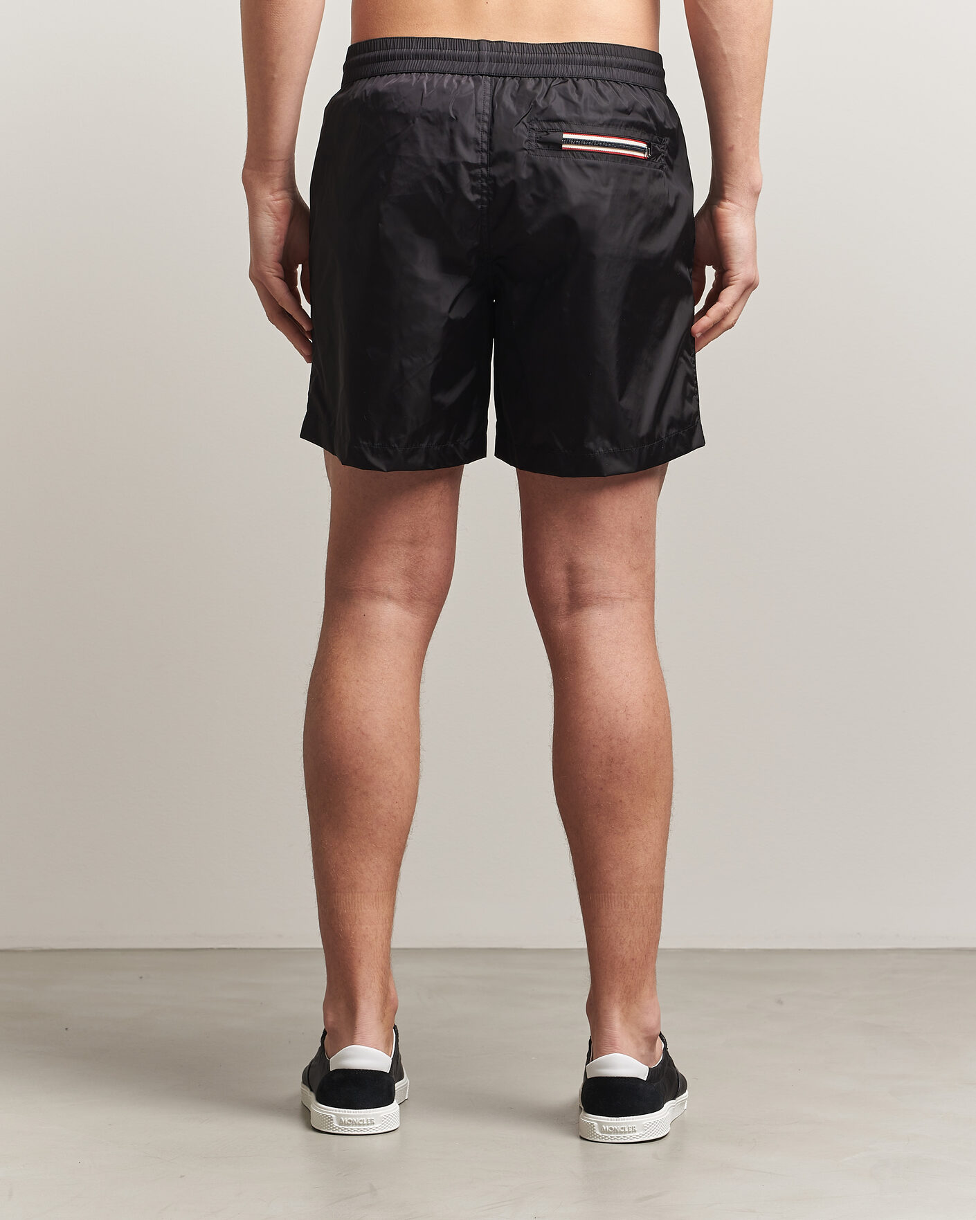Hombres | Bañadores | Moncler | Tricolore Logo Swim Shorts Black