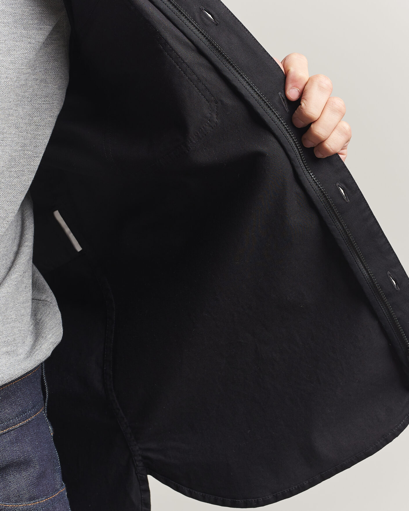 Hombres | Camisas | Moncler | Double Pocket Overshirt Black