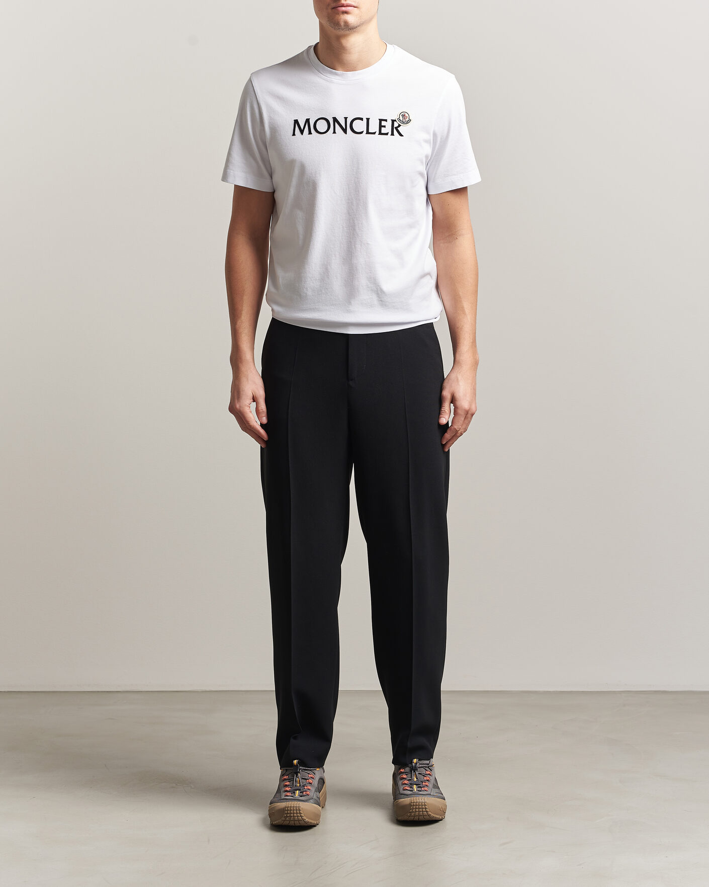 Hombres | Camisetas | Moncler | Lettering Logo T-Shirt White
