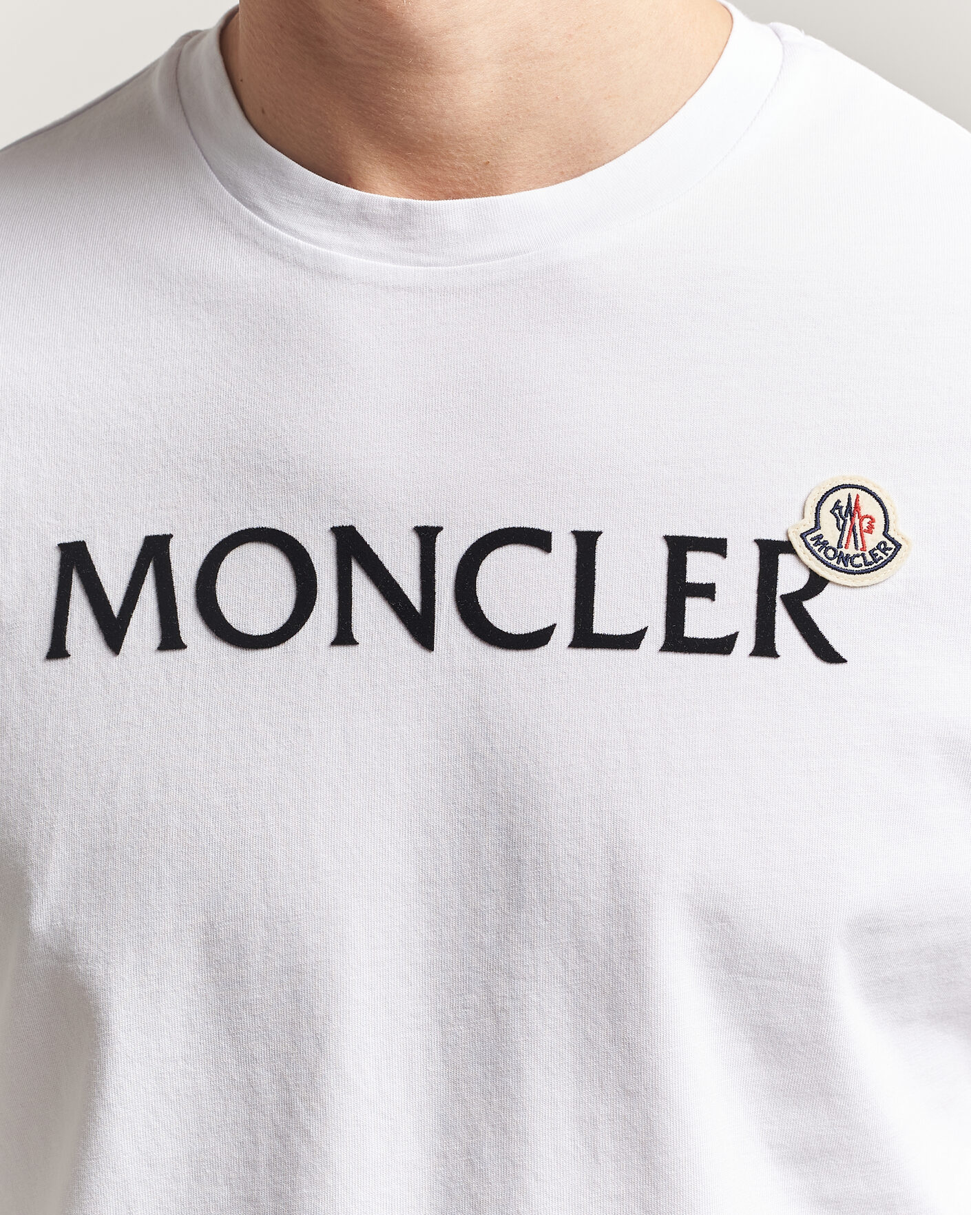 Hombres | Camisetas | Moncler | Lettering Logo T-Shirt White