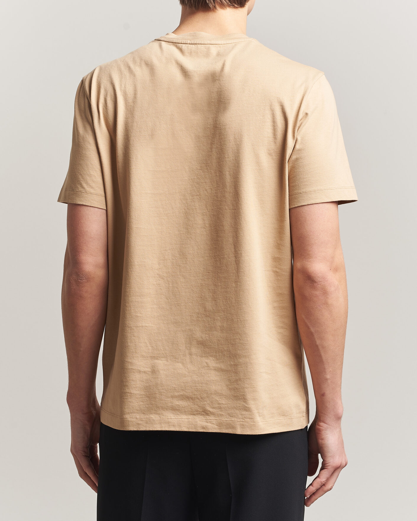 Hombres | Camisetas | Moncler | Lettering Logo T-Shirt Beige