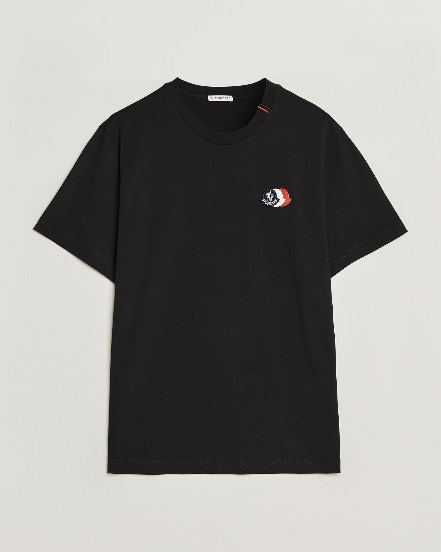 Hombres | Camisetas | Moncler | Tricolore Logo T-Shirt Black