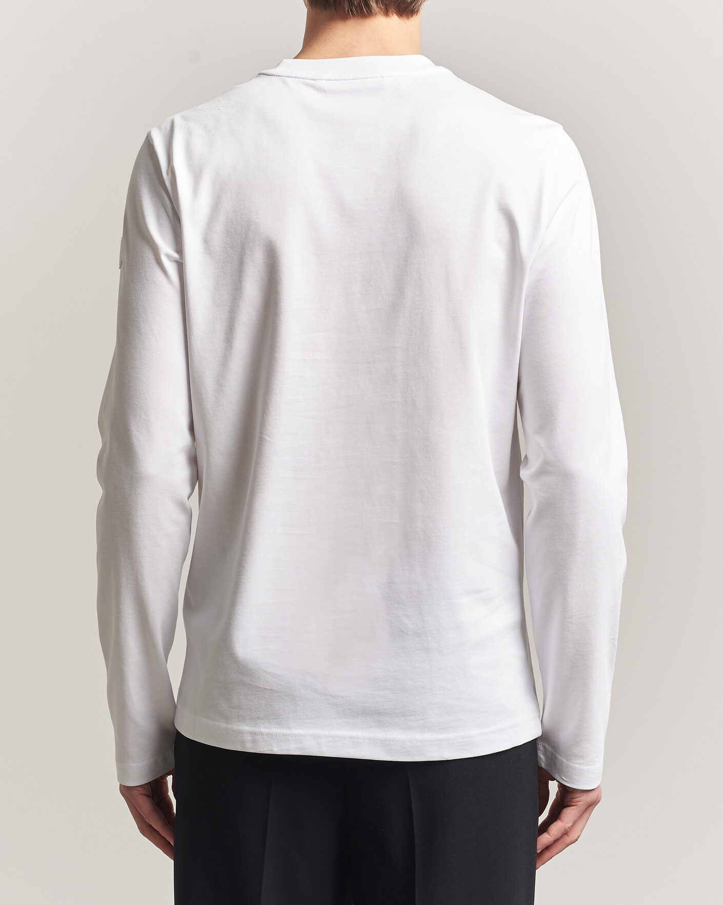 Hombres | Camisetas | Moncler | Graphic Long Sleeve T-Shirt White