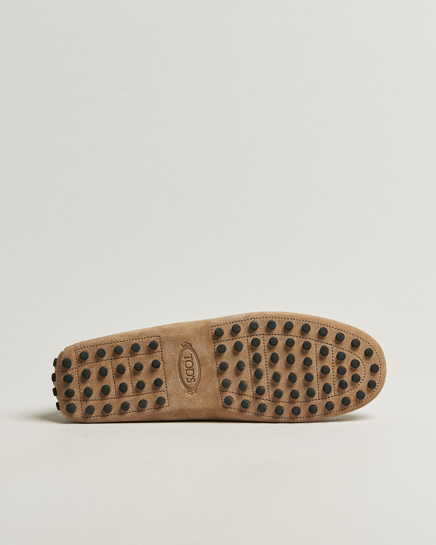 Hombres | Mocasines | Tod's | Lacetto Gommino Carshoe Beige Suede