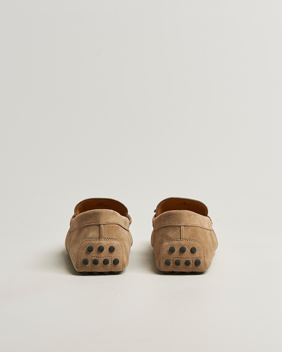 Hombres | Mocasines | Tod's | Lacetto Gommino Carshoe Beige Suede