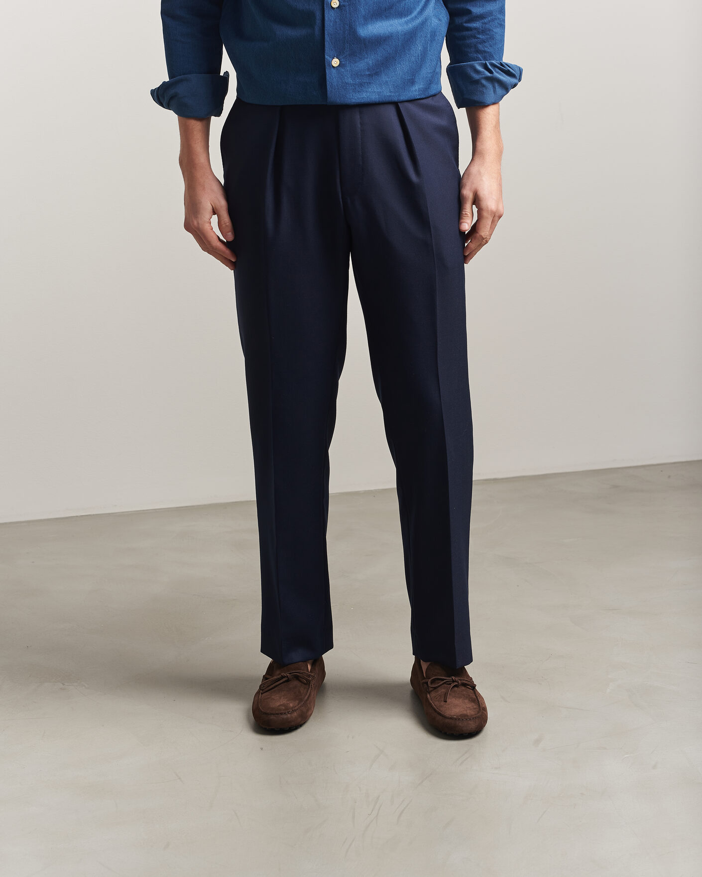 Hombres | Mocasines | Tod's | Lacetto Gommino Carshoe Dark Brown Suede