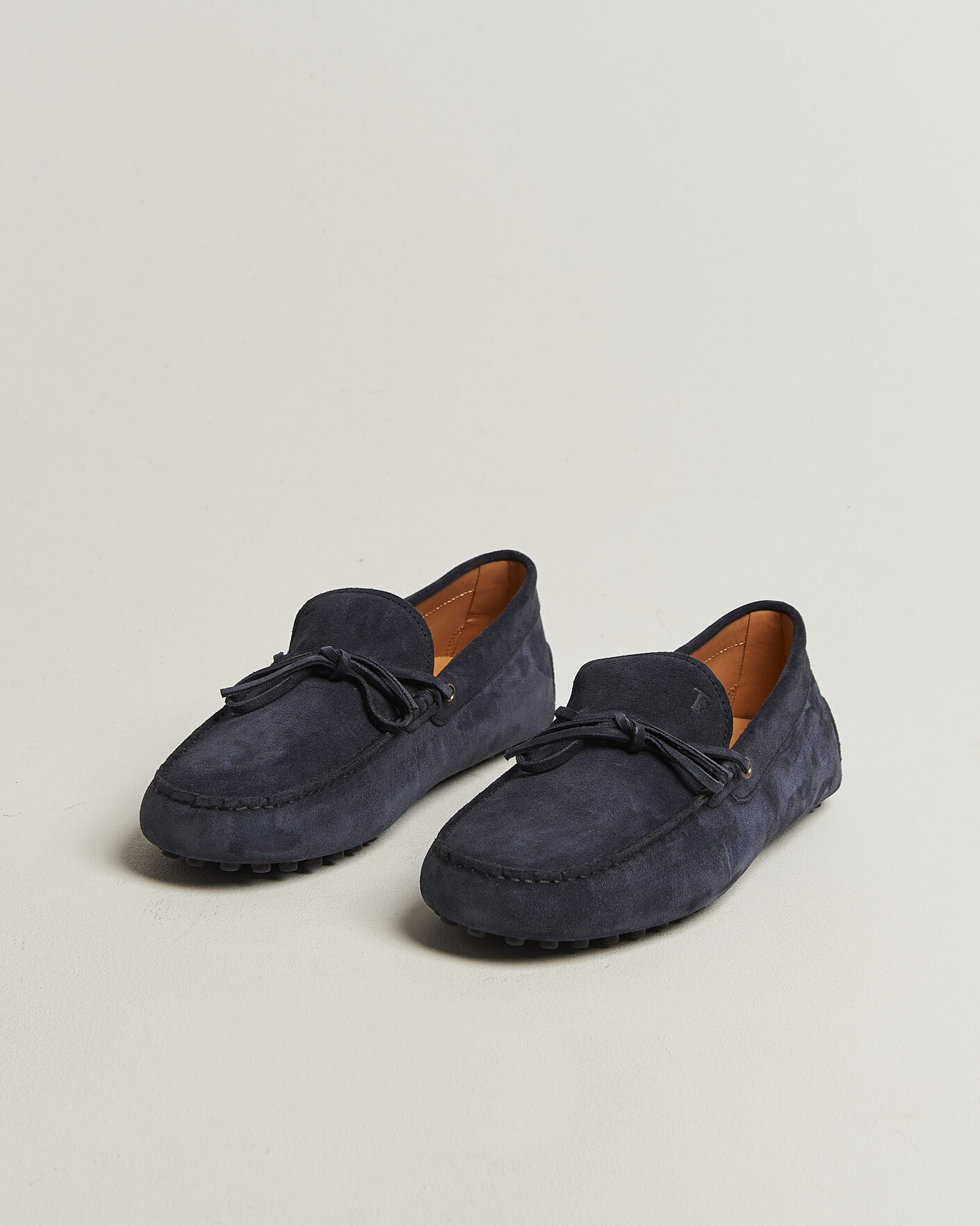 Hombres | Mocasines | Tod's | Lacetto Gommino Carshoe Navy Suede