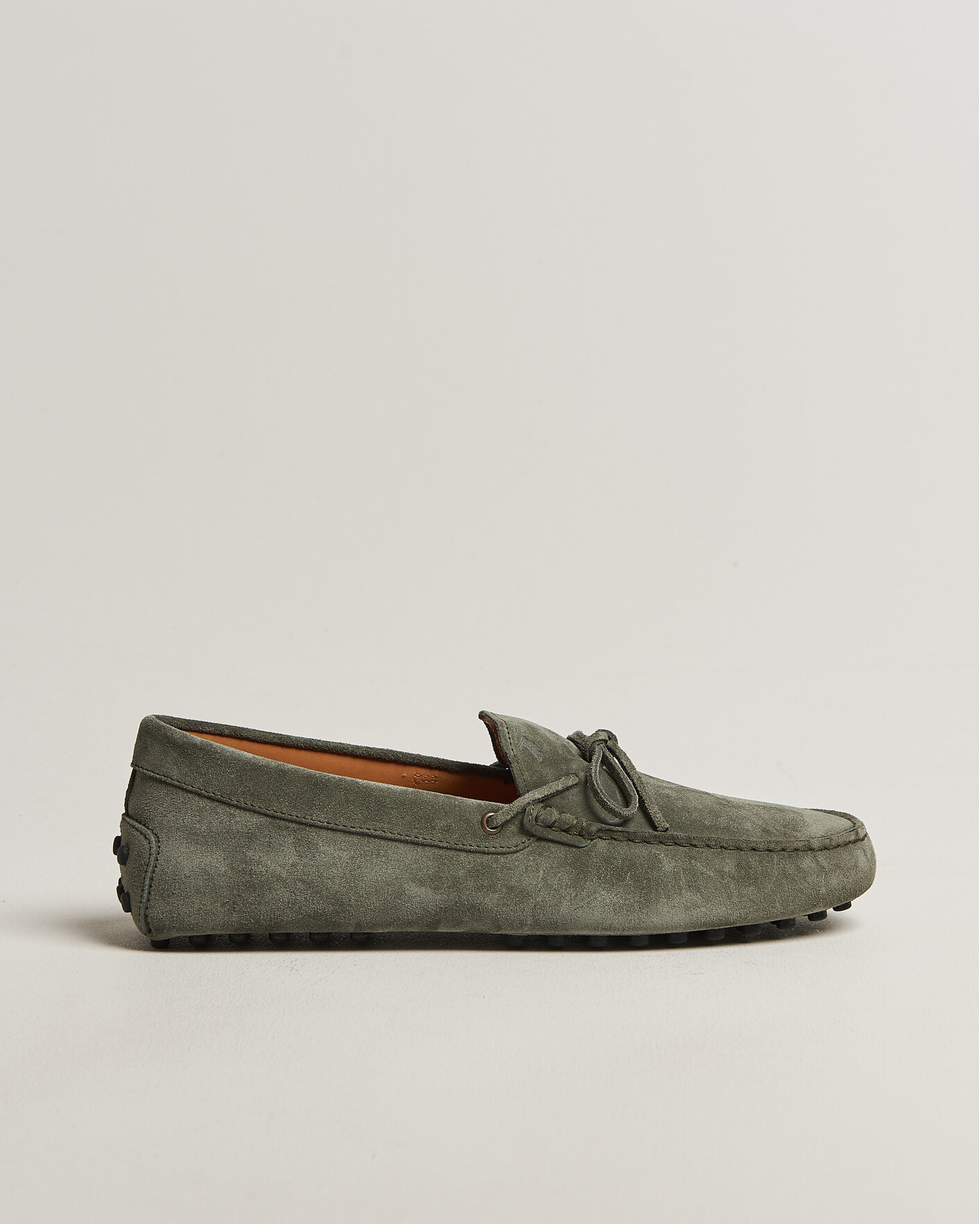 Hombres | Mocasines | Tod's | Lacetto Gommino Carshoe Green Suede