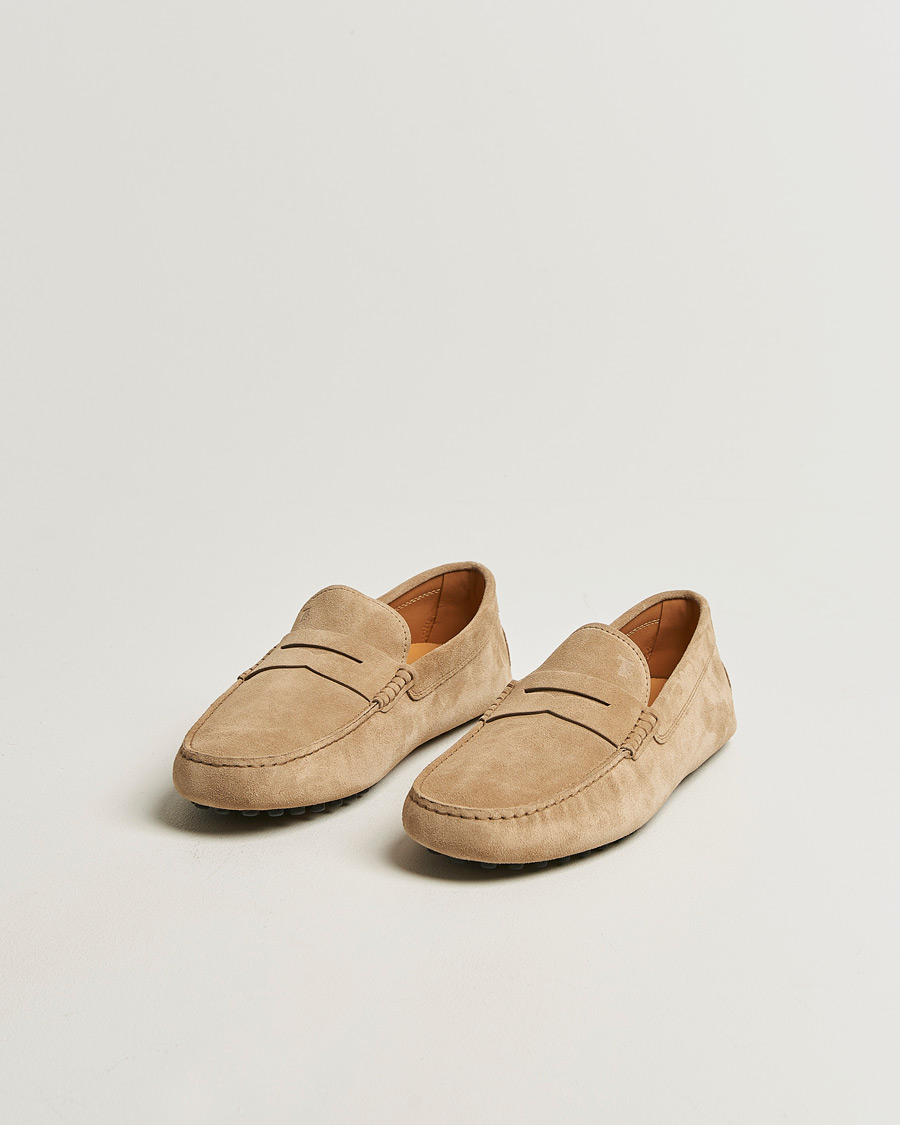 Hombres | Mocasines | Tod's | Gommino Carshoe Beige Suede