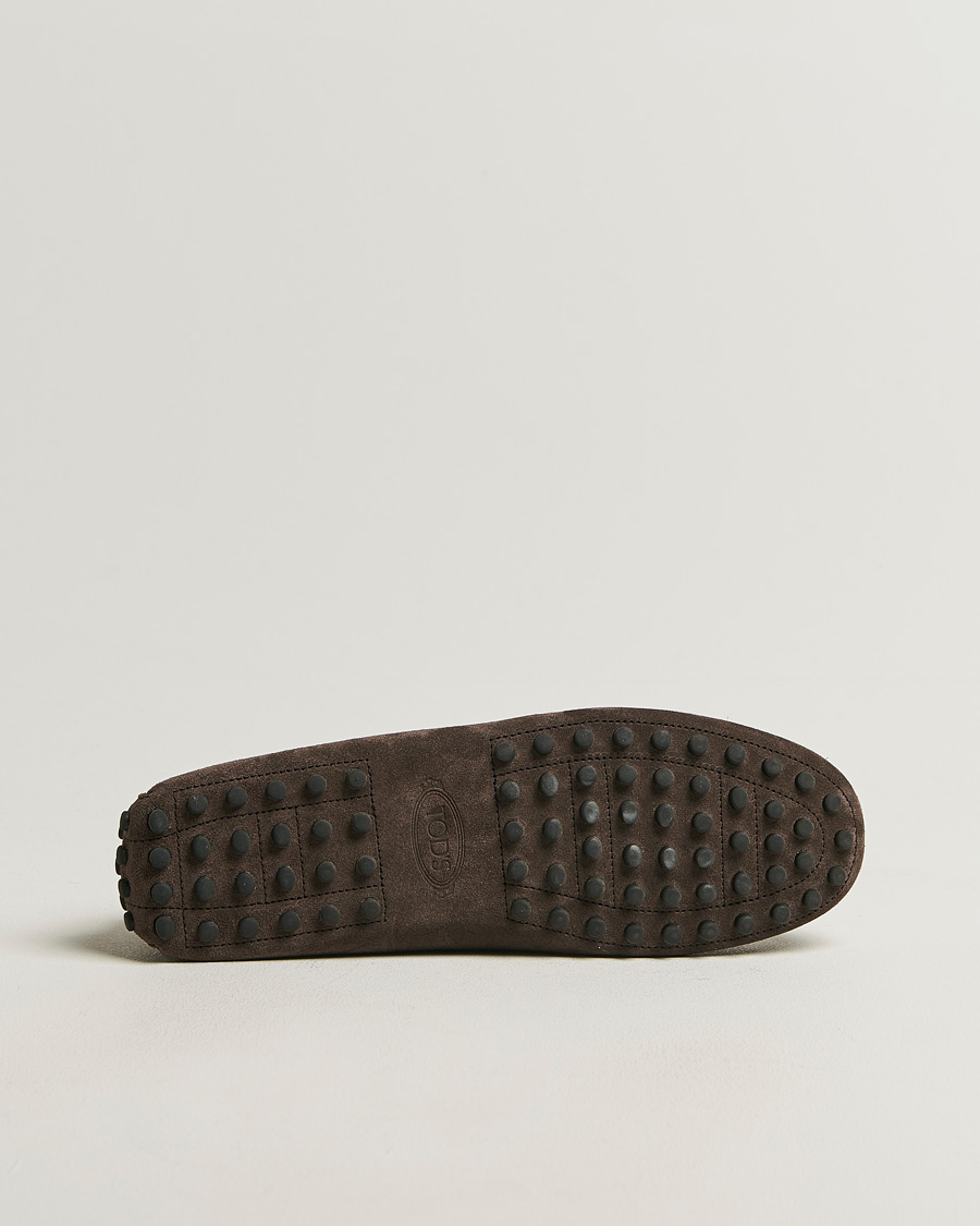 Hombres | Mocasines | Tod's | Gommino Carshoe Dark Brown Suede