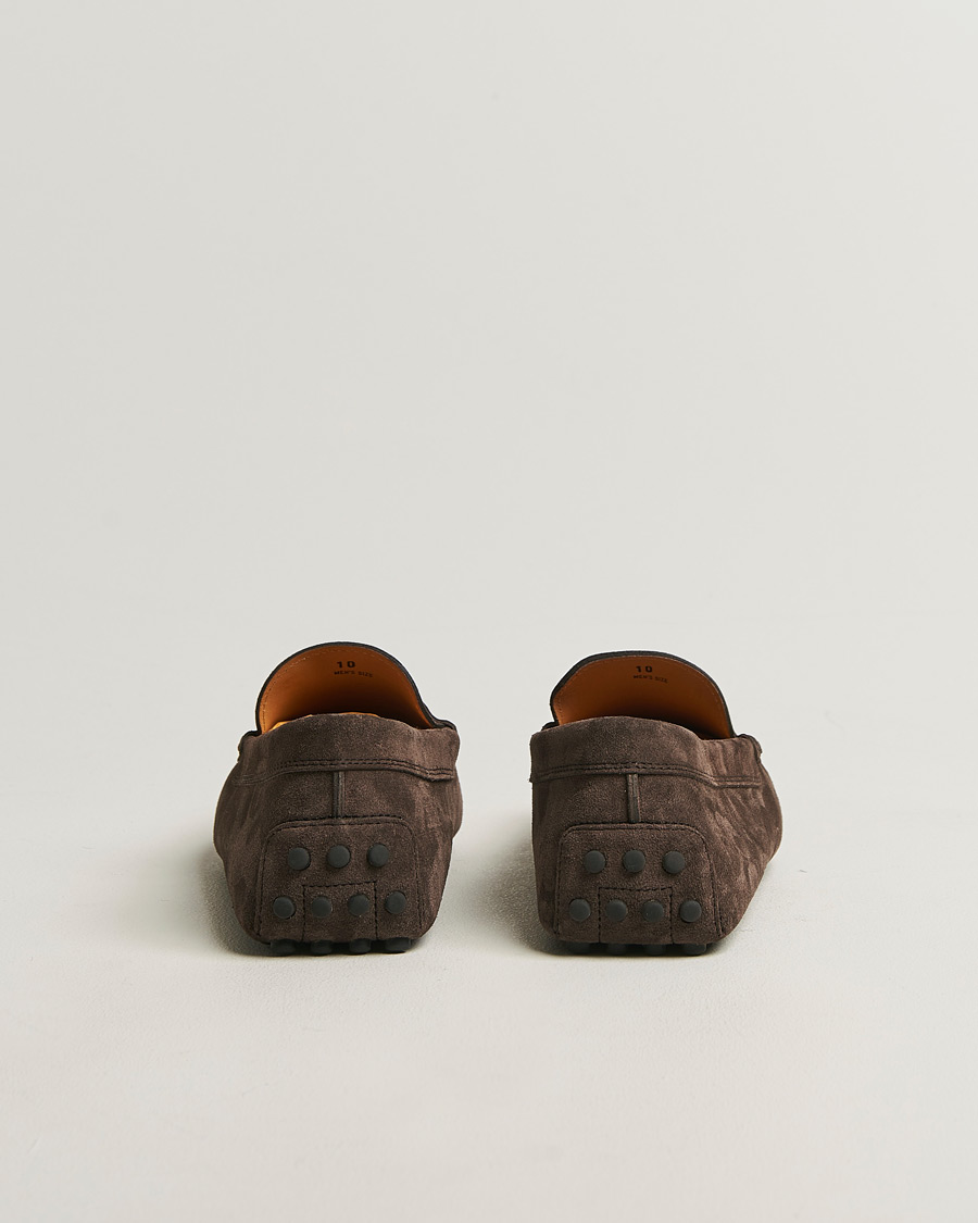 Hombres | Mocasines | Tod's | Gommino Carshoe Dark Brown Suede