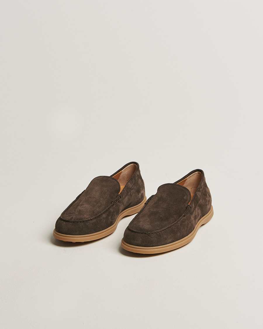 Hombres | Mocasines | Tod's | Gomma Leggera Loafers Dark Brown Suede