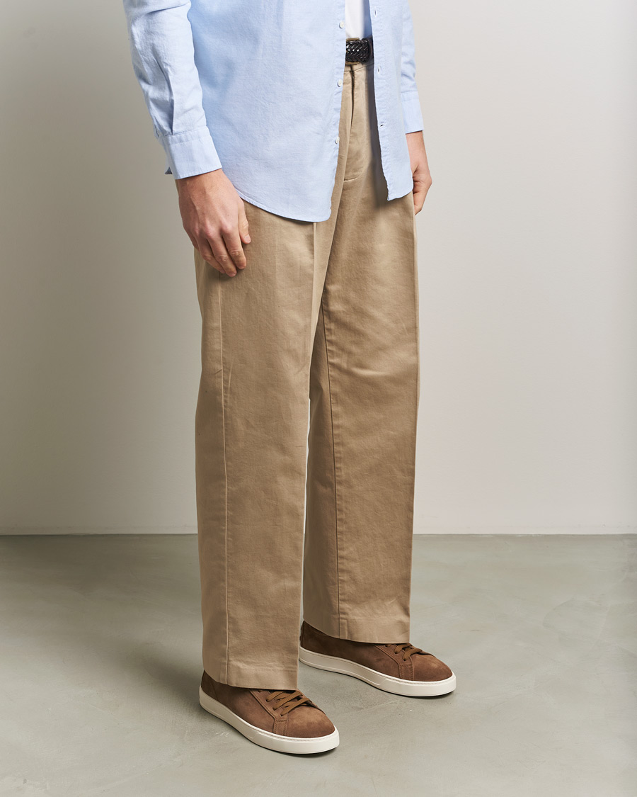 Hombres | Zapatillas | Tod's | Cassetta Lacciata Sneaker Chestnut Suede