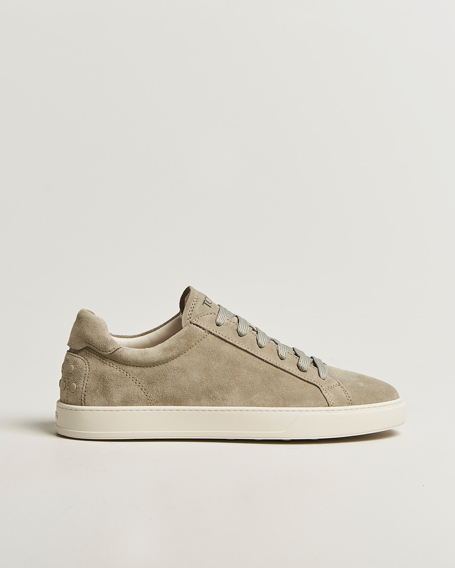 Hombres | Zapatillas | Tod's | Cassetta Lacciata Sneaker Sage Suede