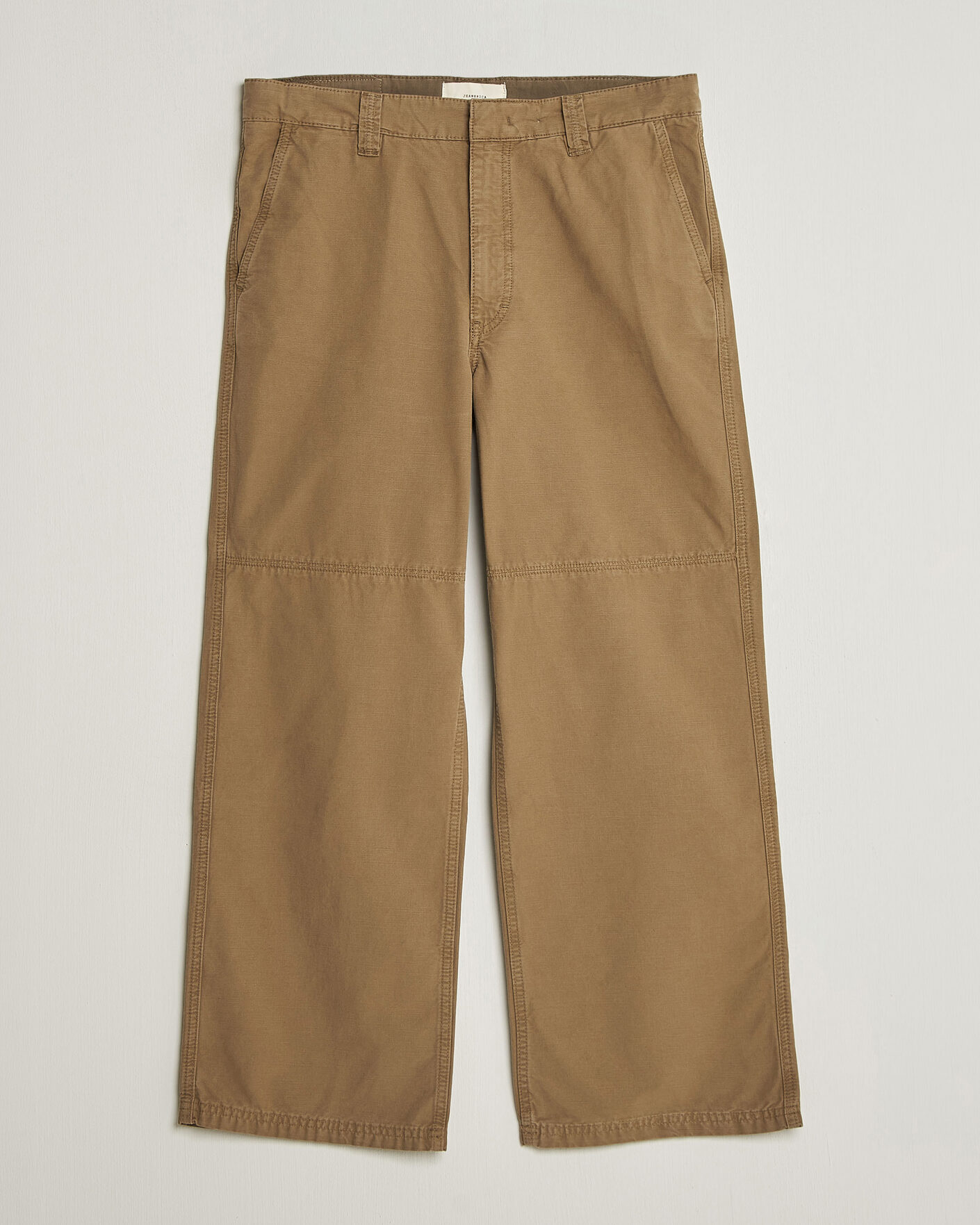 Hombres | Pantalones | Jeanerica | Genua Pilé Workwear Trousers Green