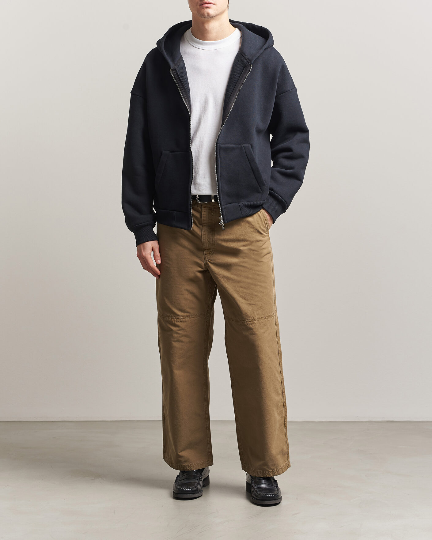 Hombres | Pantalones | Jeanerica | Genua Pilé Workwear Trousers Green