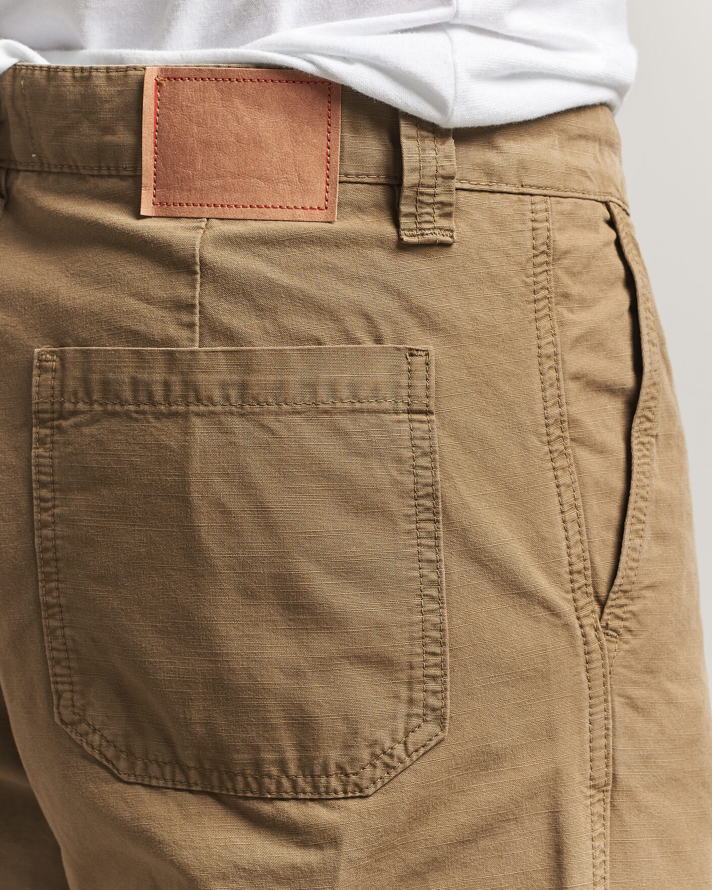 Hombres | Pantalones | Jeanerica | Genua Pilé Workwear Trousers Green