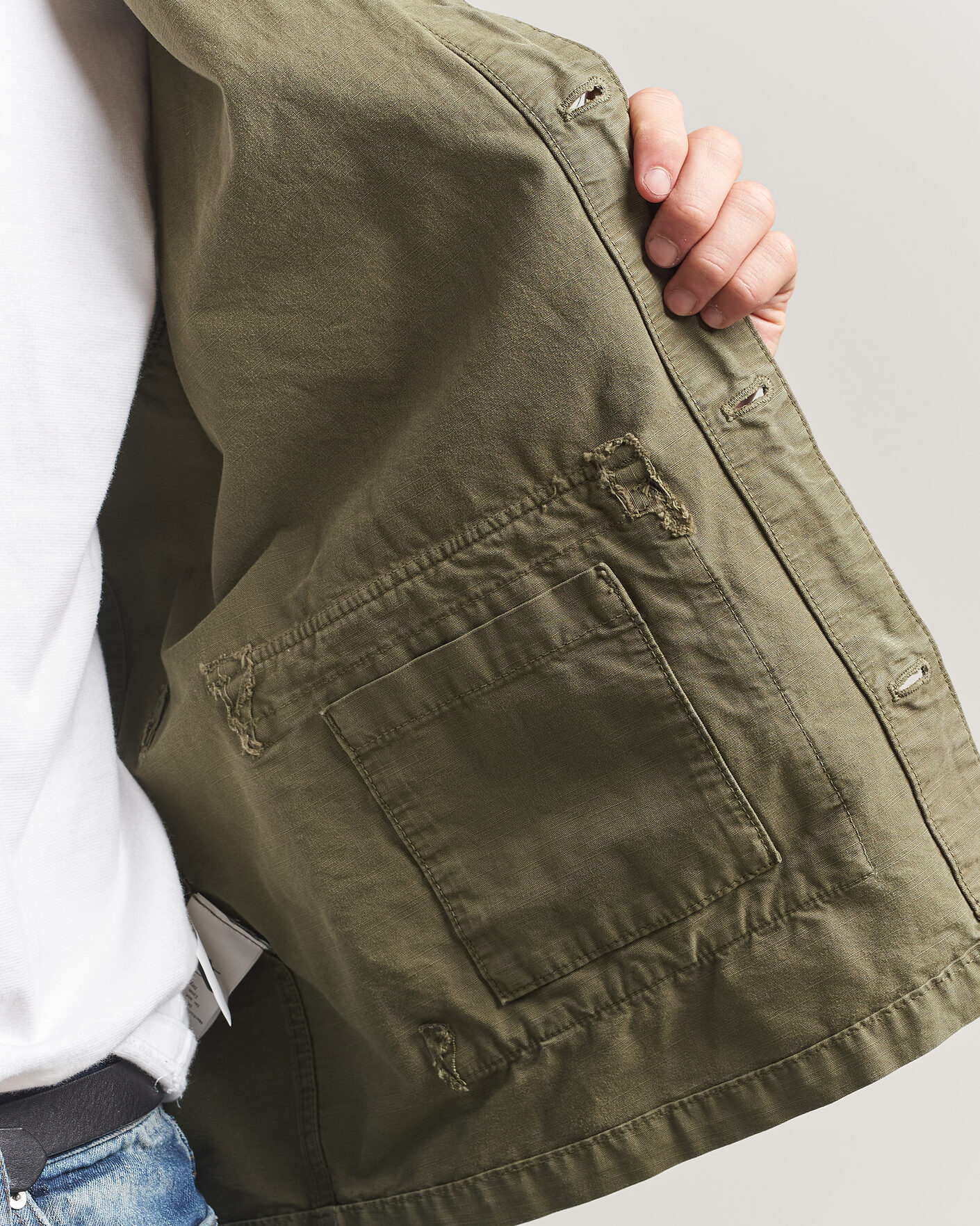 Hombres | Abrigos y chaquetas | Jeanerica | Wilde Shirt Jacket Green