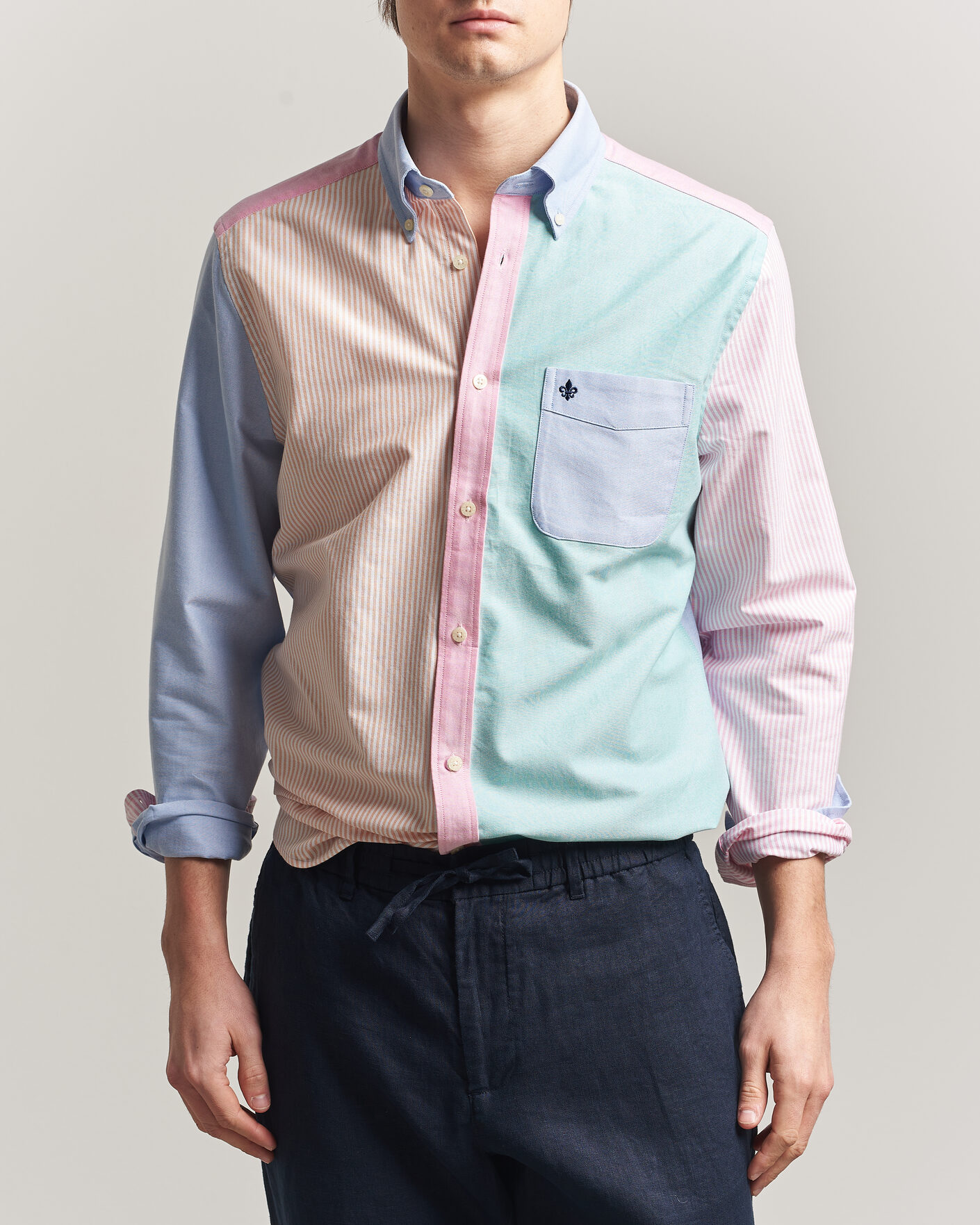 Hombres | Camisas | Morris | Oxford Mix Shirt Multi