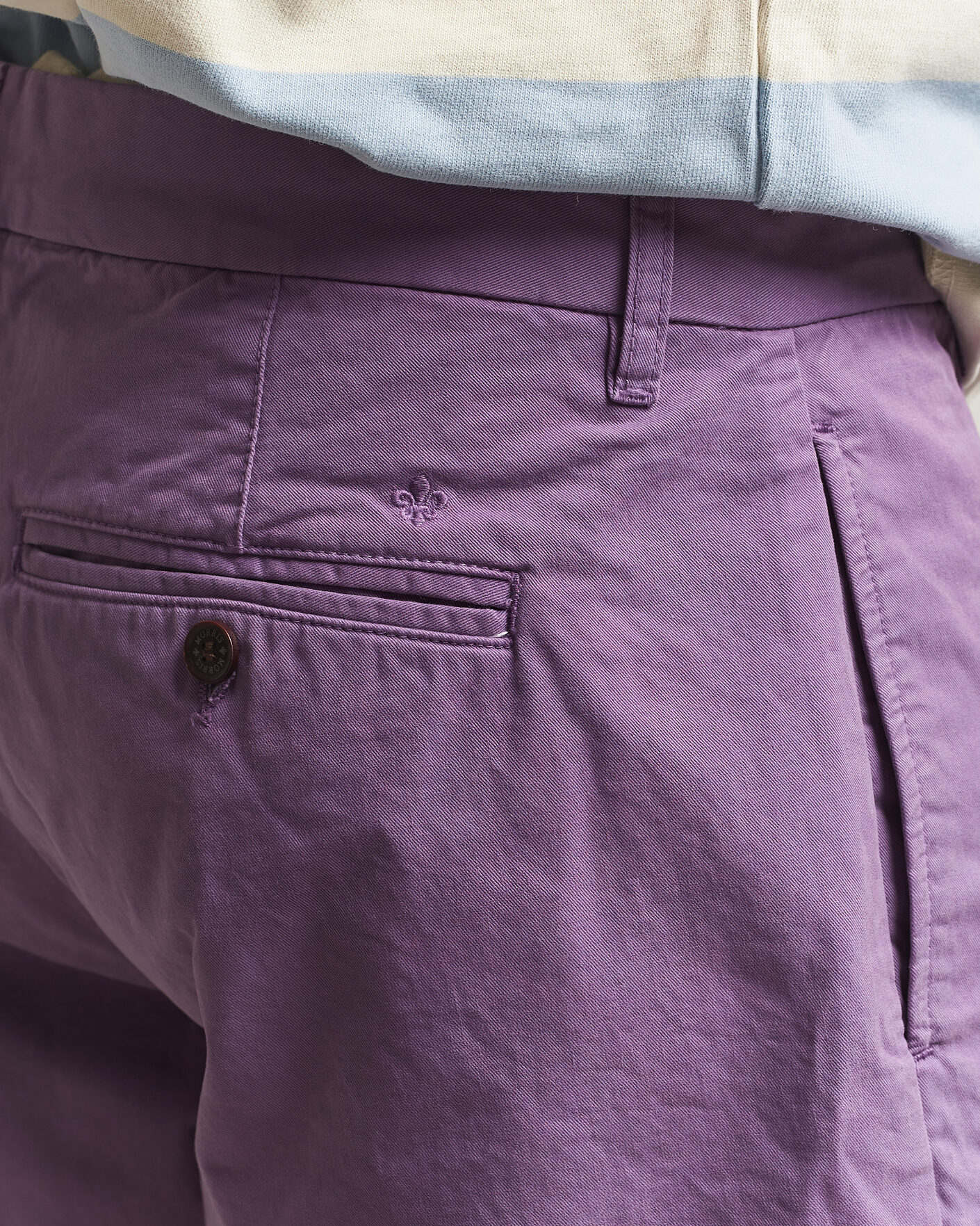 Hombres | Pantalones cortos | Morris | Original Chino Shorts Purple