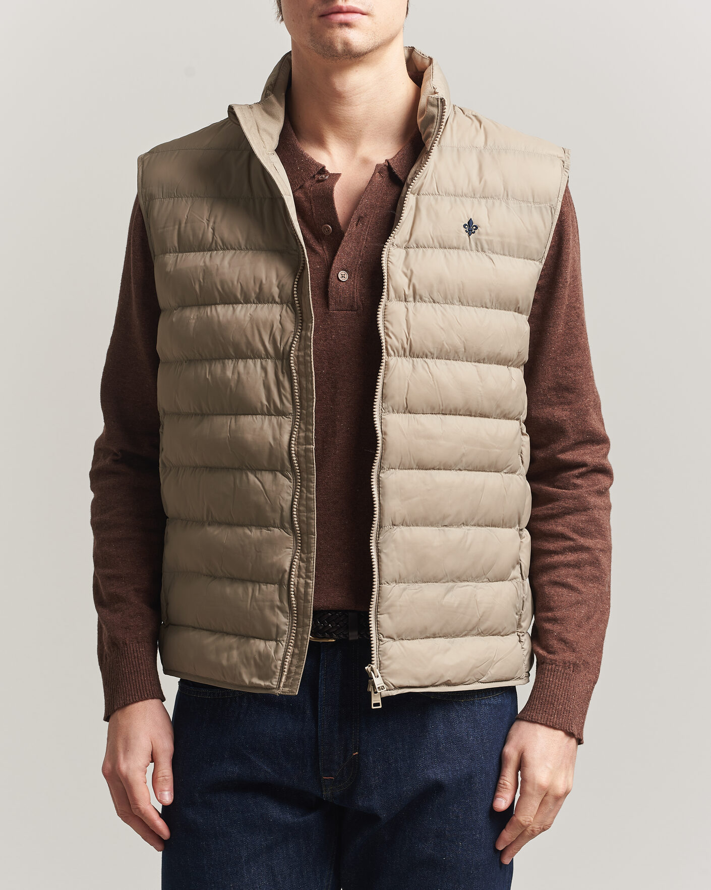 Hombres | Chalecos | Morris | Norfolk Liner Vest Khaki