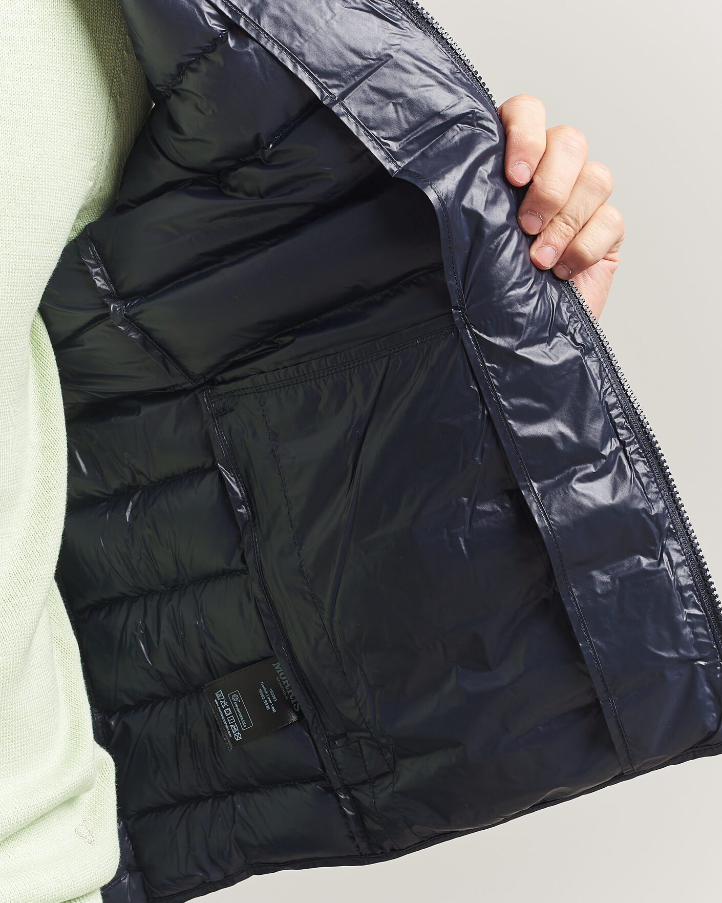 Hombres | Chalecos | Morris | Norfolk Liner Vest Glossy Navy