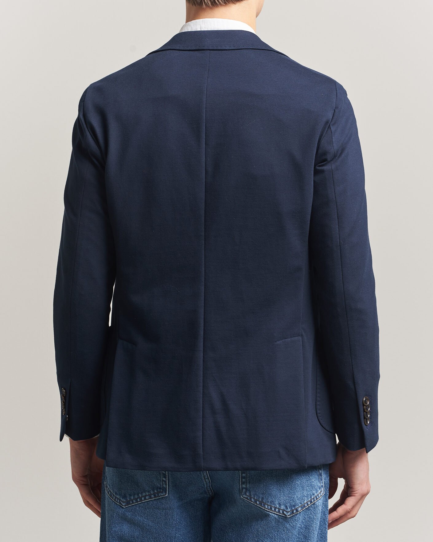 Hombres | Blazers | Morris | Cotton Jersey Blazer Navy