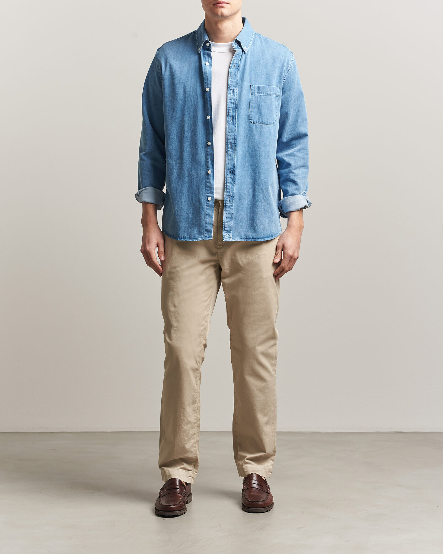Hombres | Pantalones | Morris | Jeffrey Summer Chinos Khaki