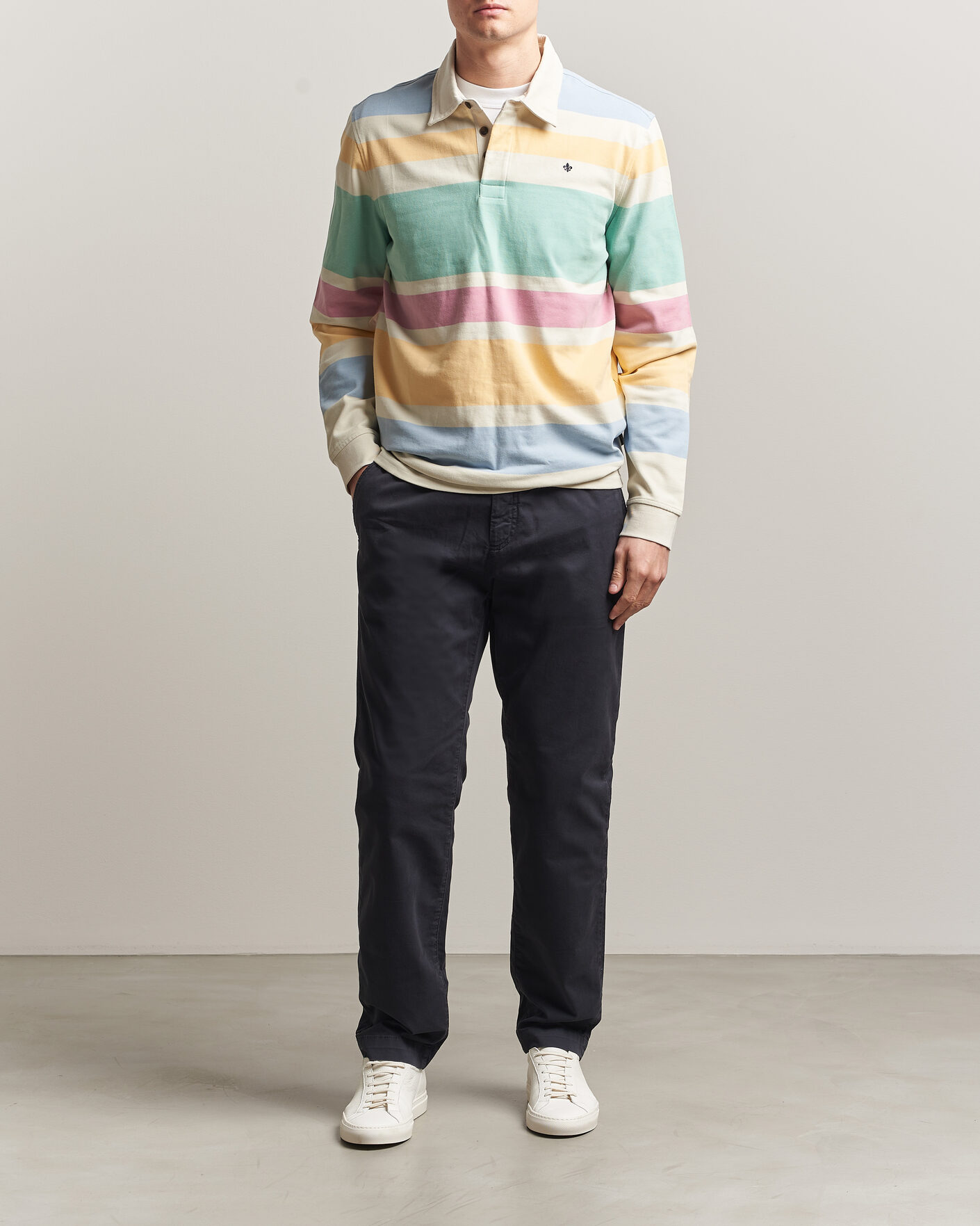 Hombres | Pantalones | Morris | Jeffrey Summer Chinos Dark Blue